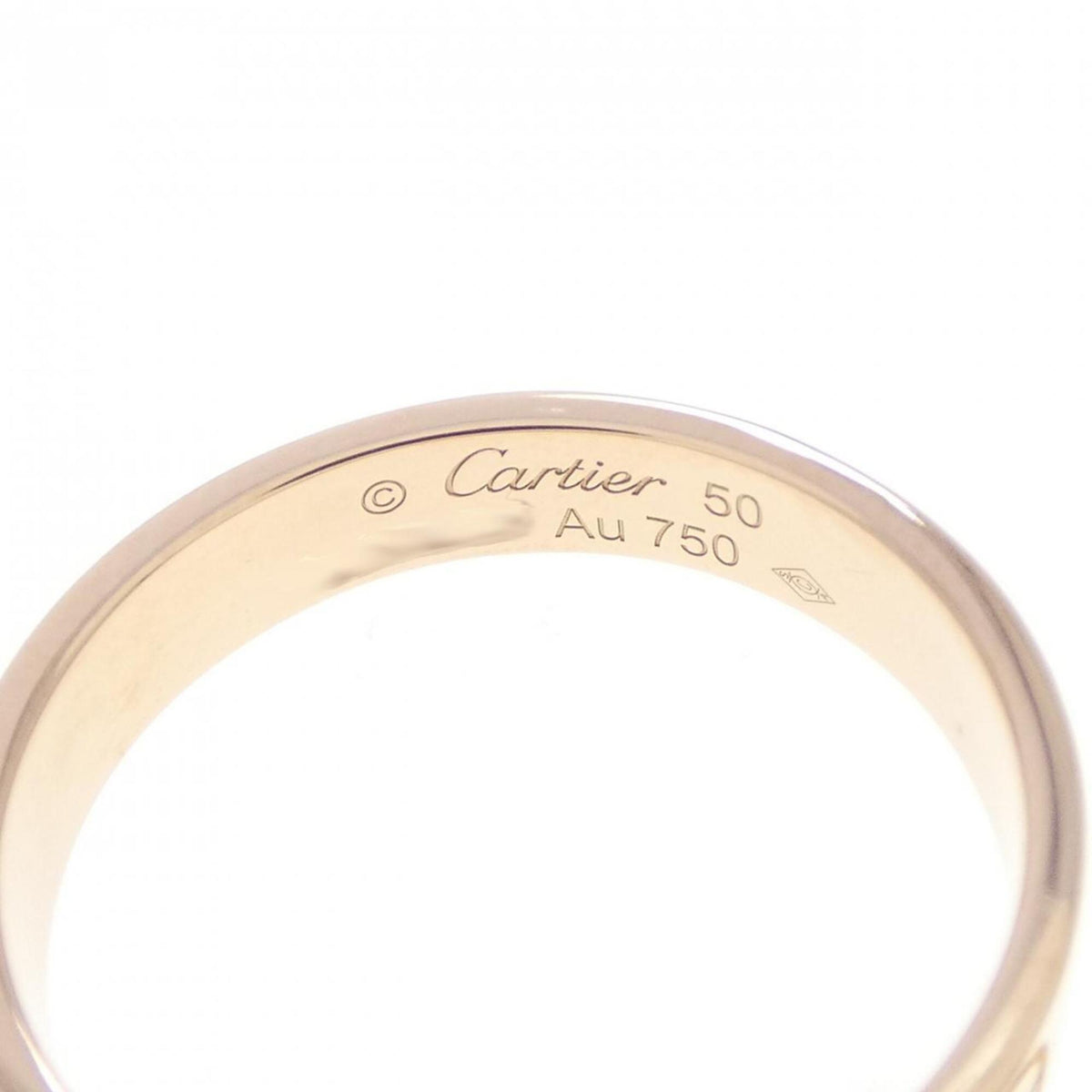 Cartier Love Pink Gold (18K) Band Ring (Pre-Owned)