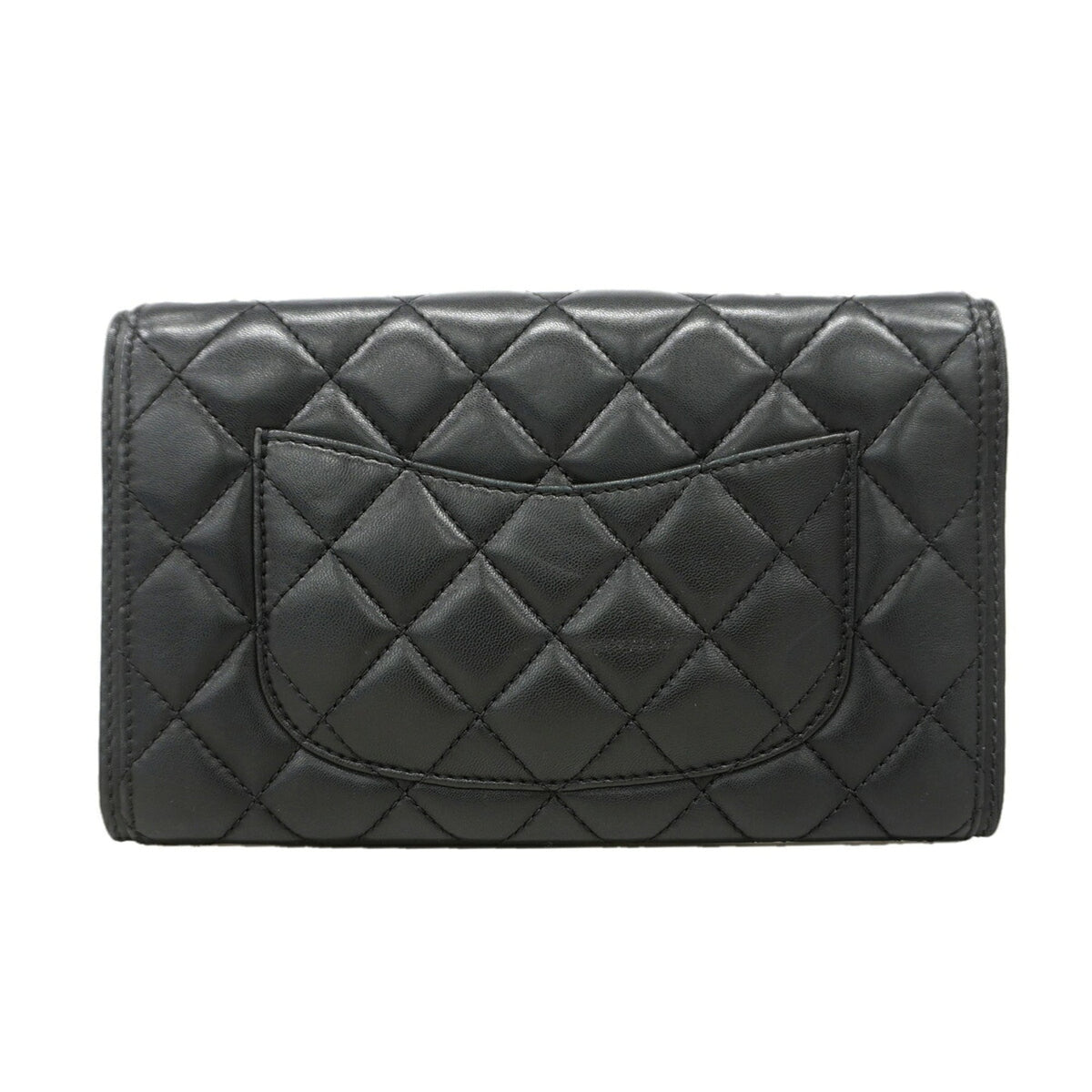 Chanel Black Leather Shoulder Bag (Pre-Owned)