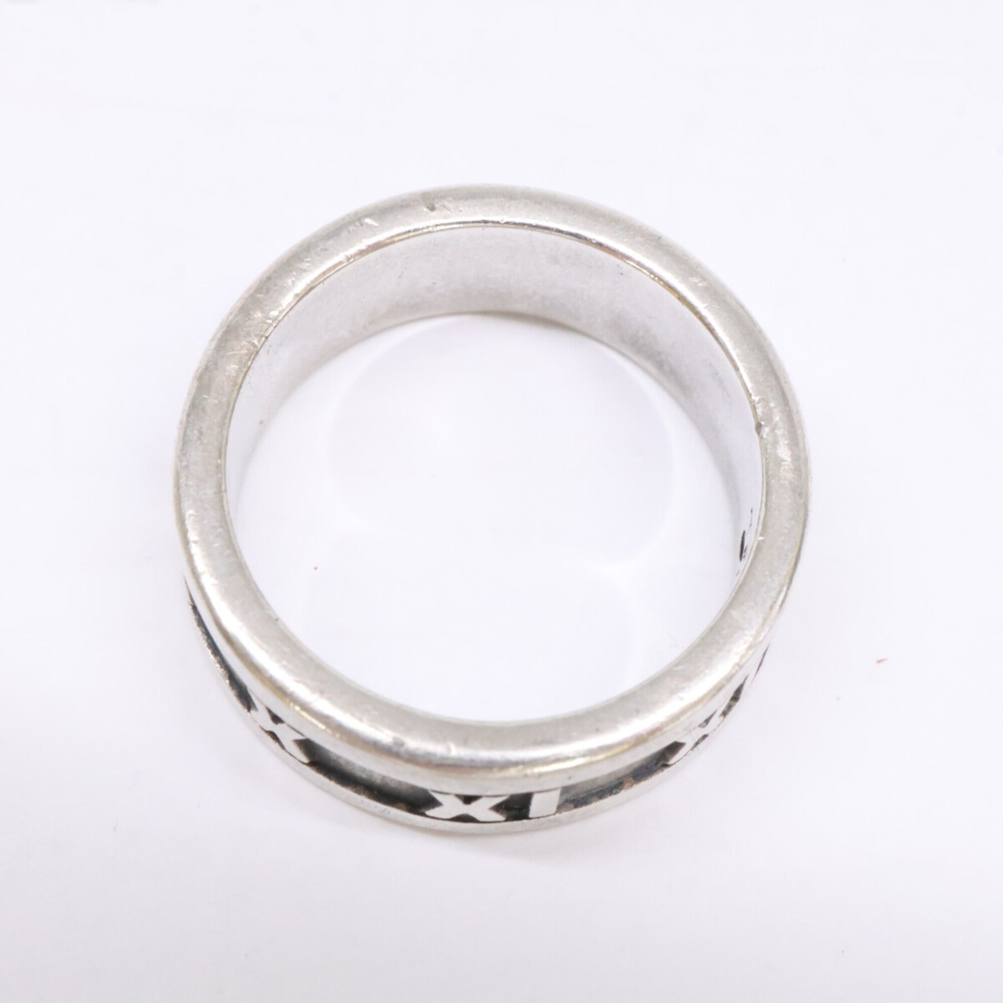 Tiffany Silver Silver 925 Band Ring (Pre-Owned)