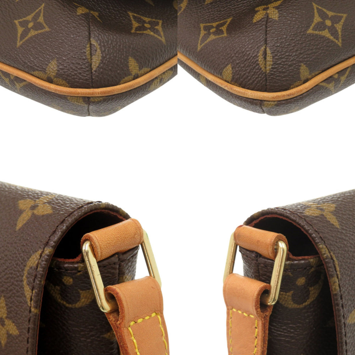 Louis Vuitton Brown Monogram Shoulder Bag (Pre-Owned)