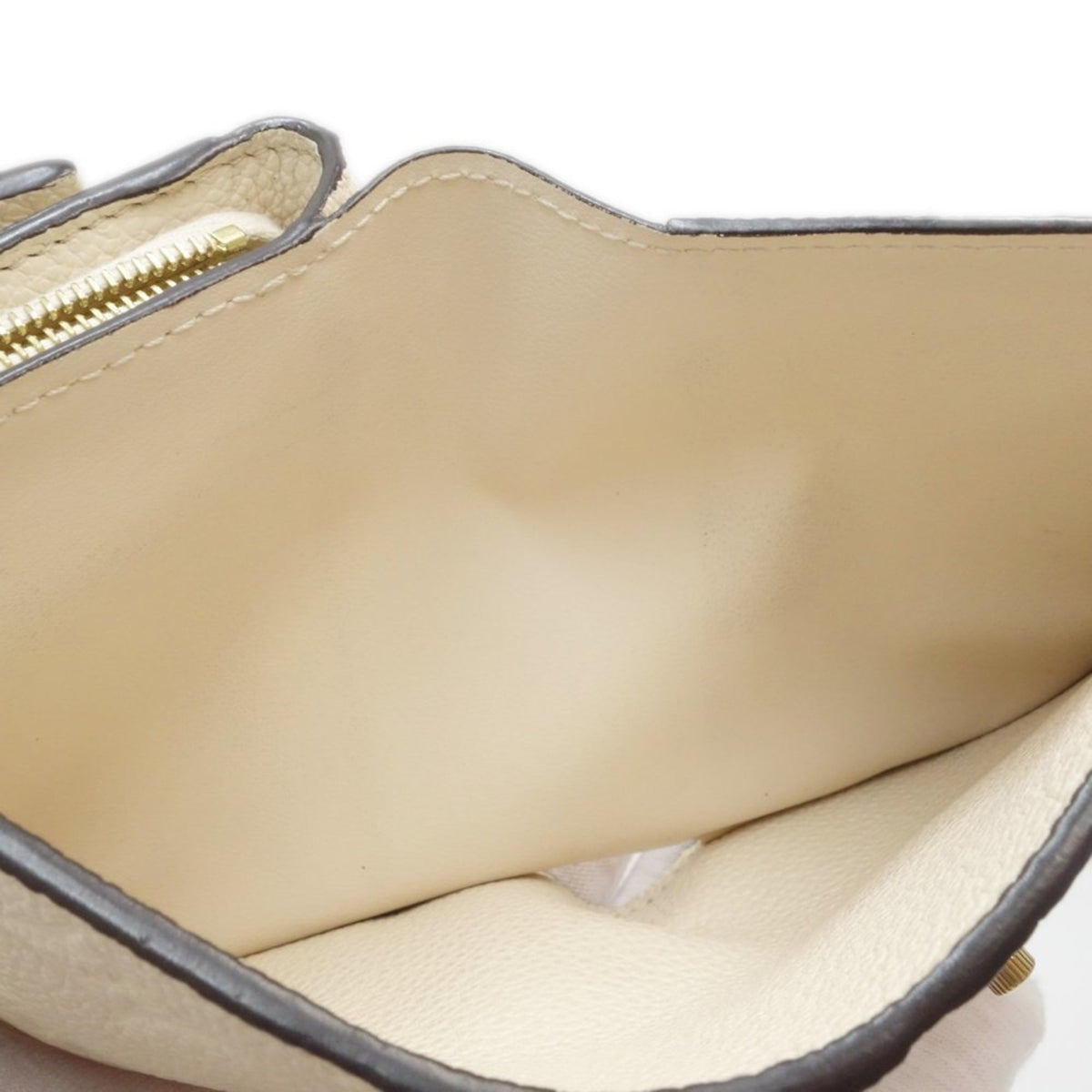 Louis Vuitton Monogram Empreinte Leather Wallet (Tri-Fold) (Pre-Owned)
