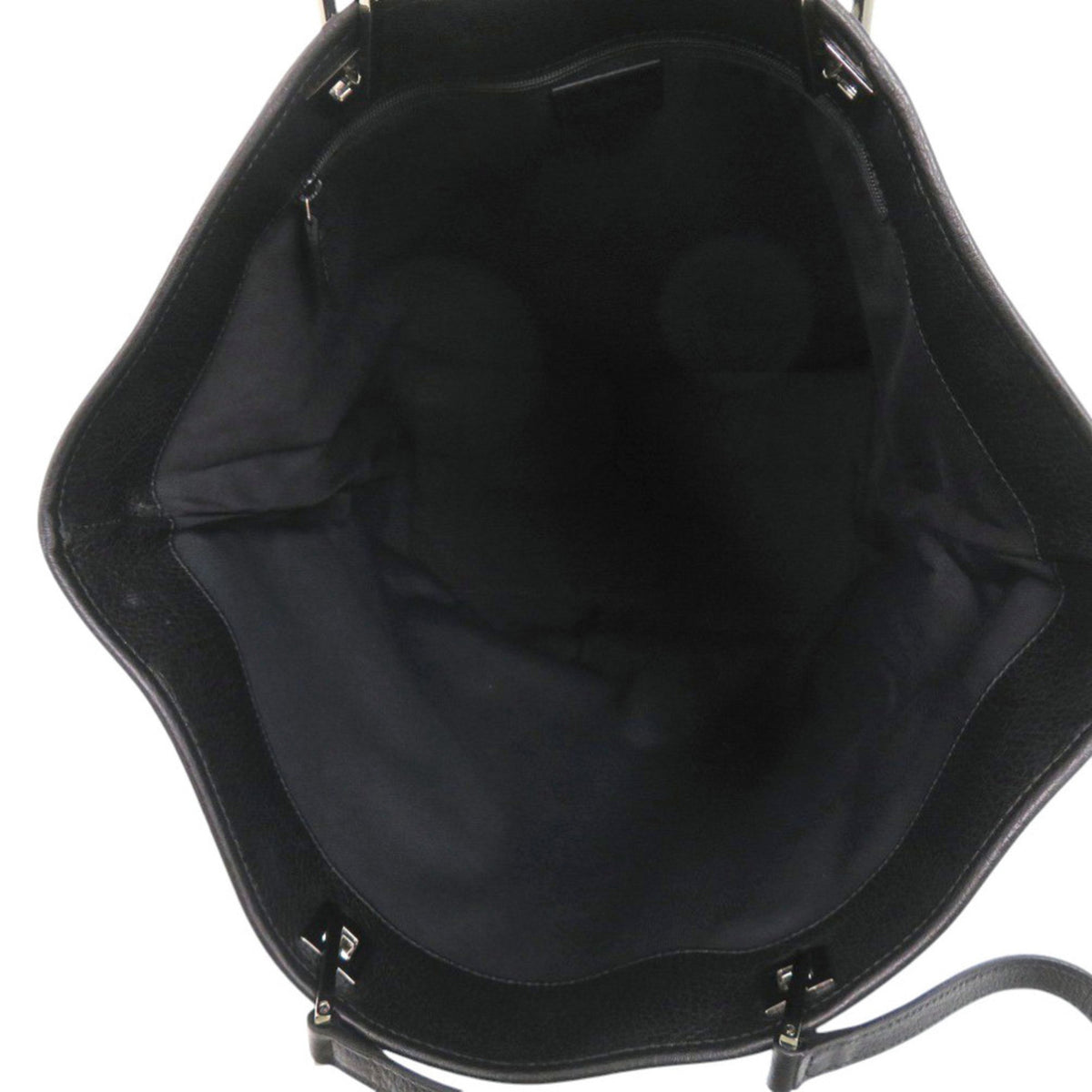 Gucci Black Nylon Leather Tote Bag (Pre-Owned)