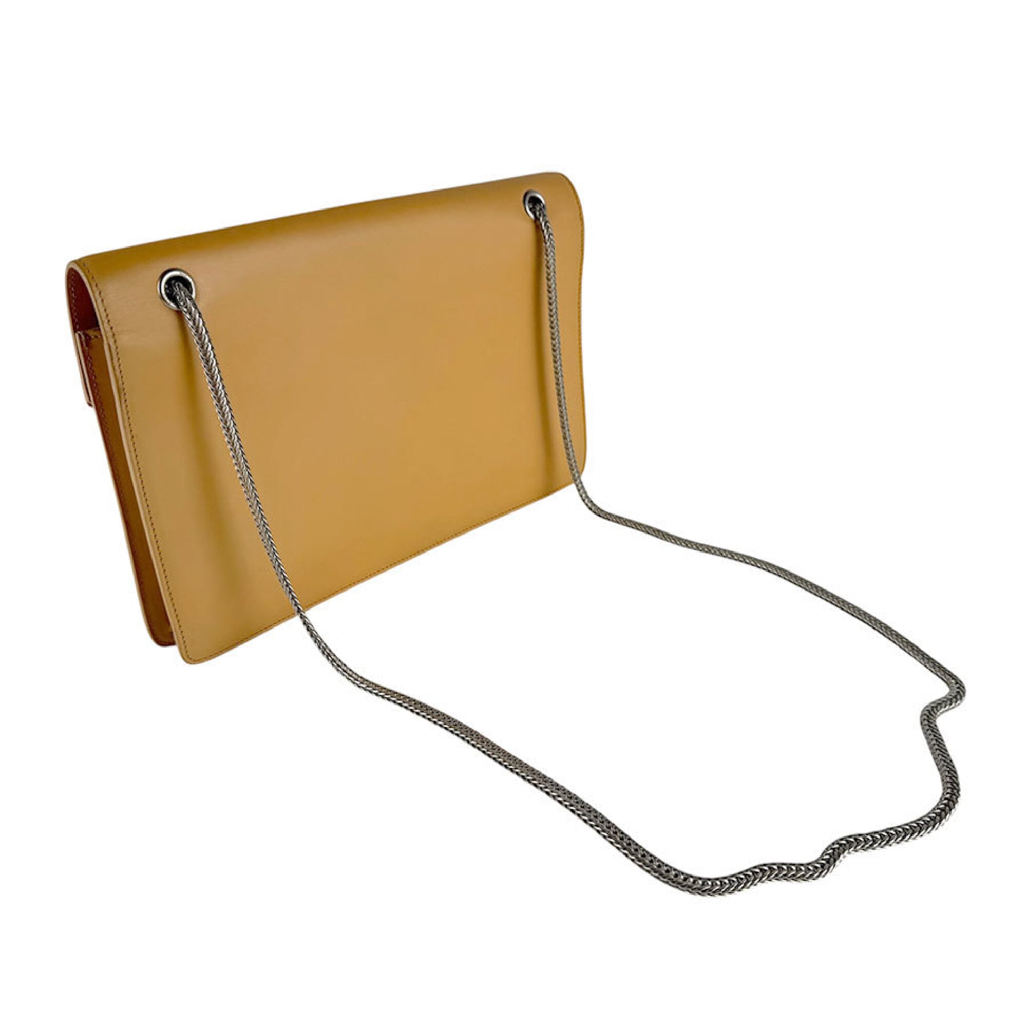 Saint Laurent Beige Leather Shoulder Bag (Pre-Owned)