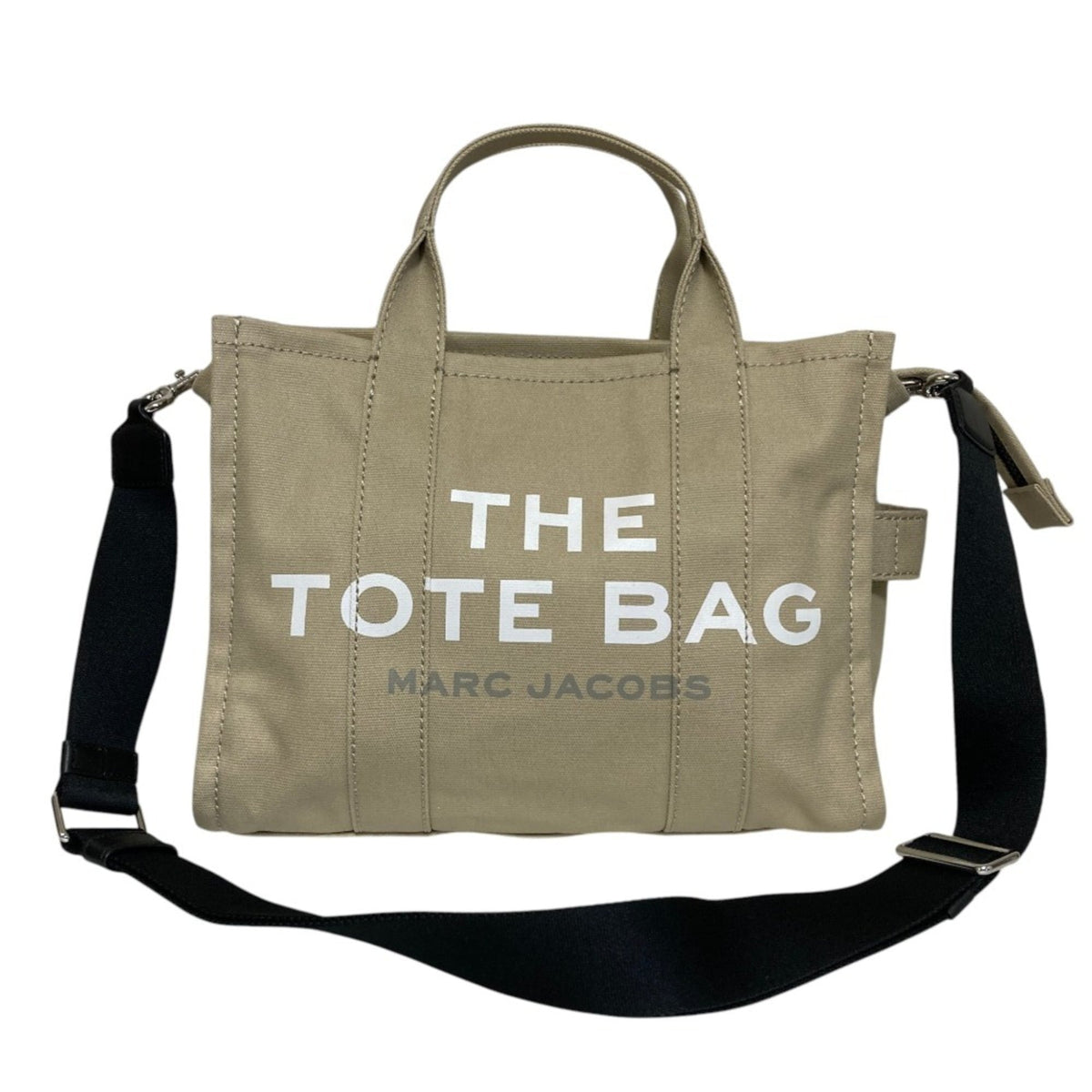 Marc Jacobs Beige Canvas Handbag Tote Bag (Pre-Owned)