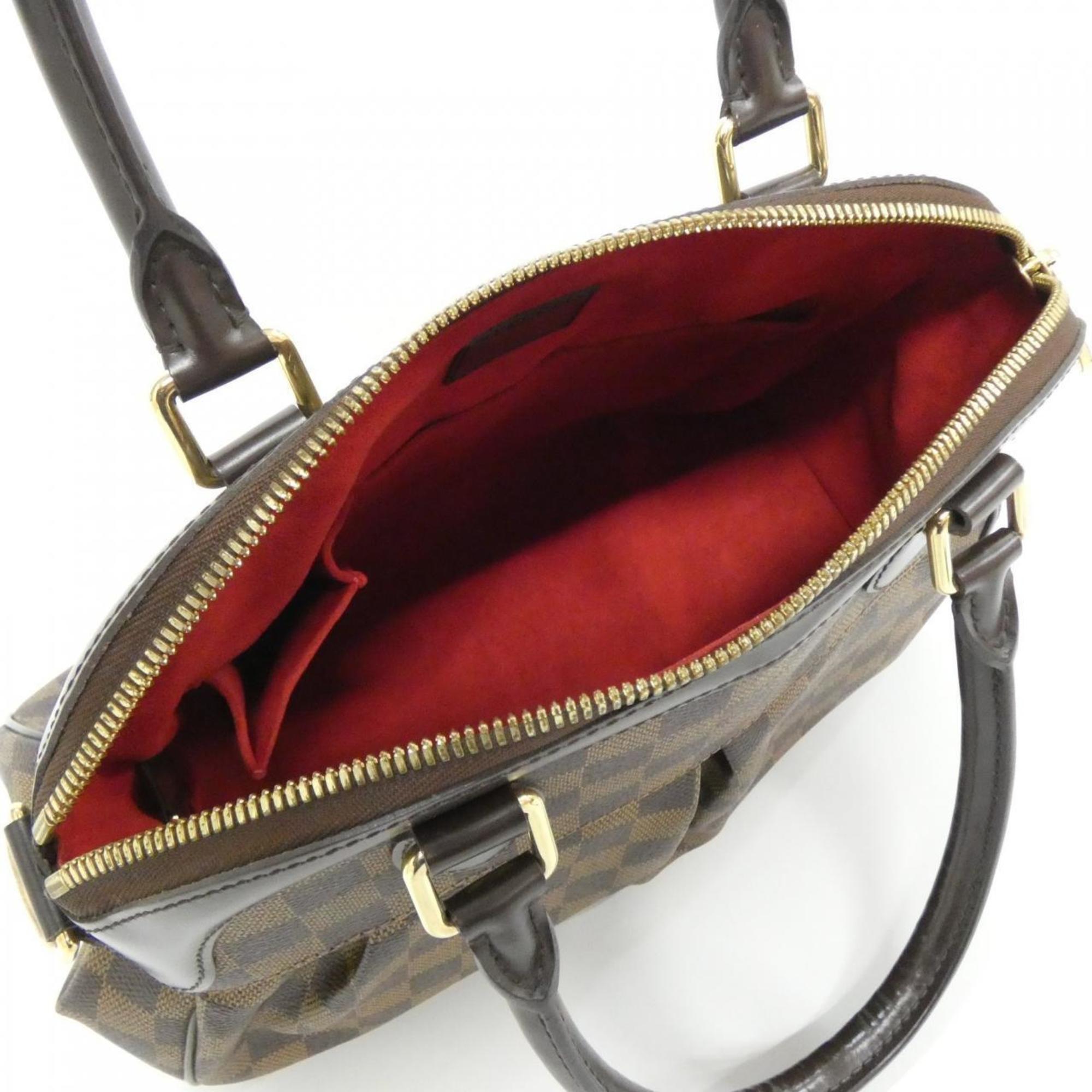Louis Vuitton Brown Coated Canvas Handbag (Pre-Owned)