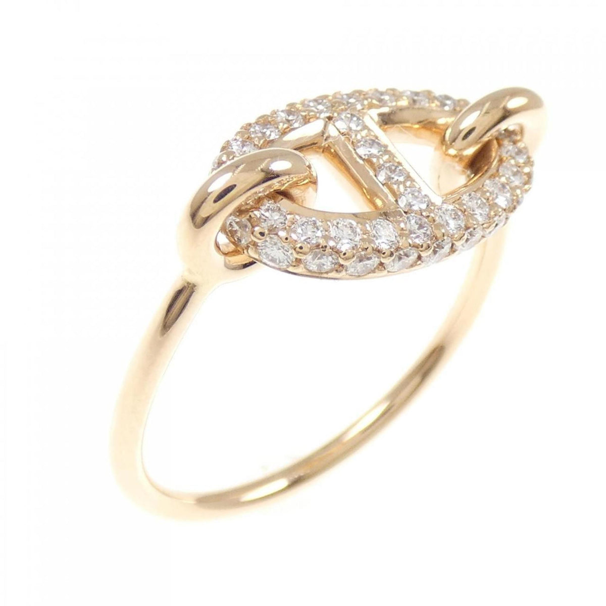 Hermes Pink Gold (18K) Band Ring (Pre-Owned)