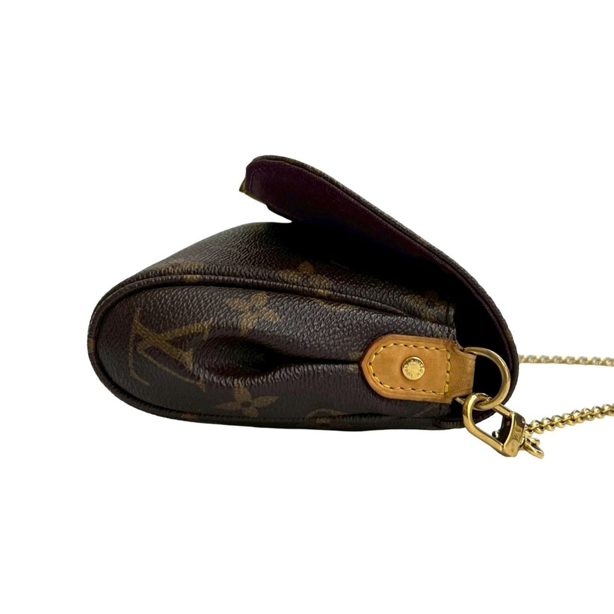 Louis Vuitton Brown Leather Pvc Handbag Shoulder Bag (Pre-Owned)