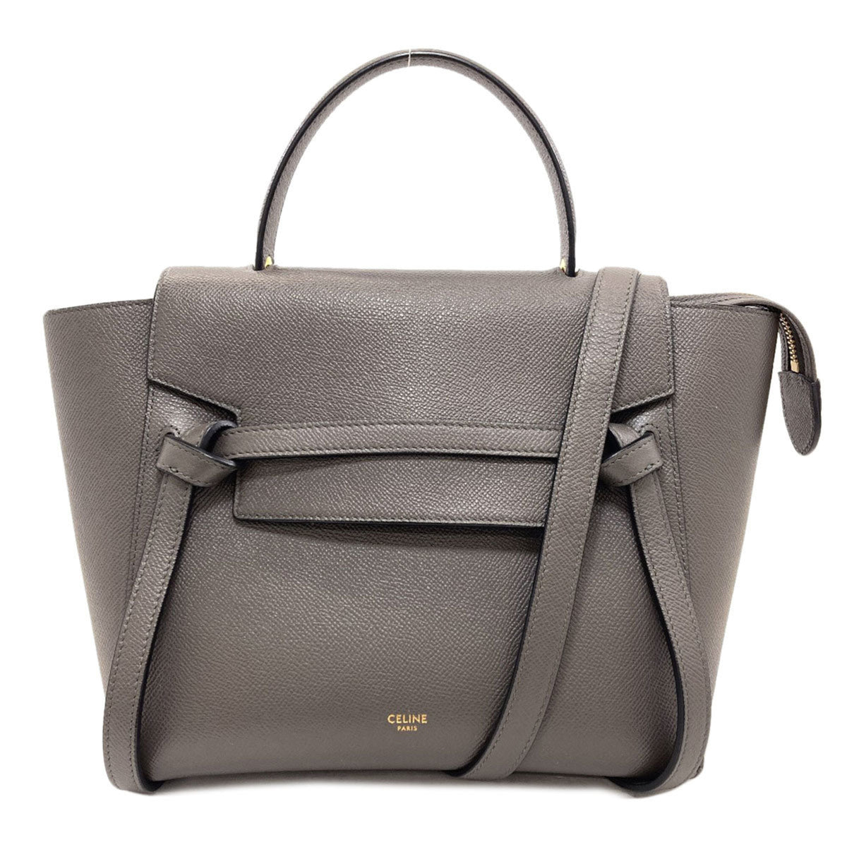 Celine Gray Leather Handbag (Pre-Owned)