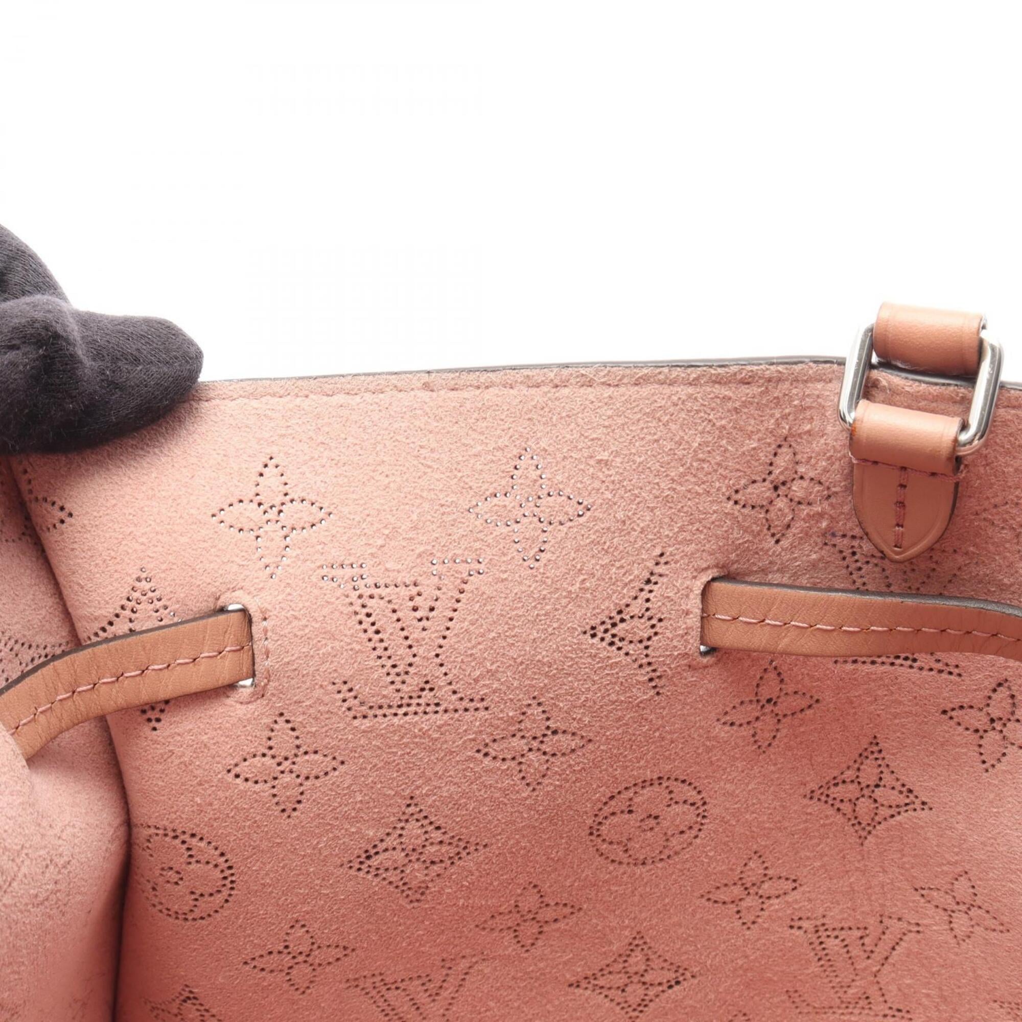 Louis Vuitton Pink Leather Handbag Pouch (Pre-Owned)