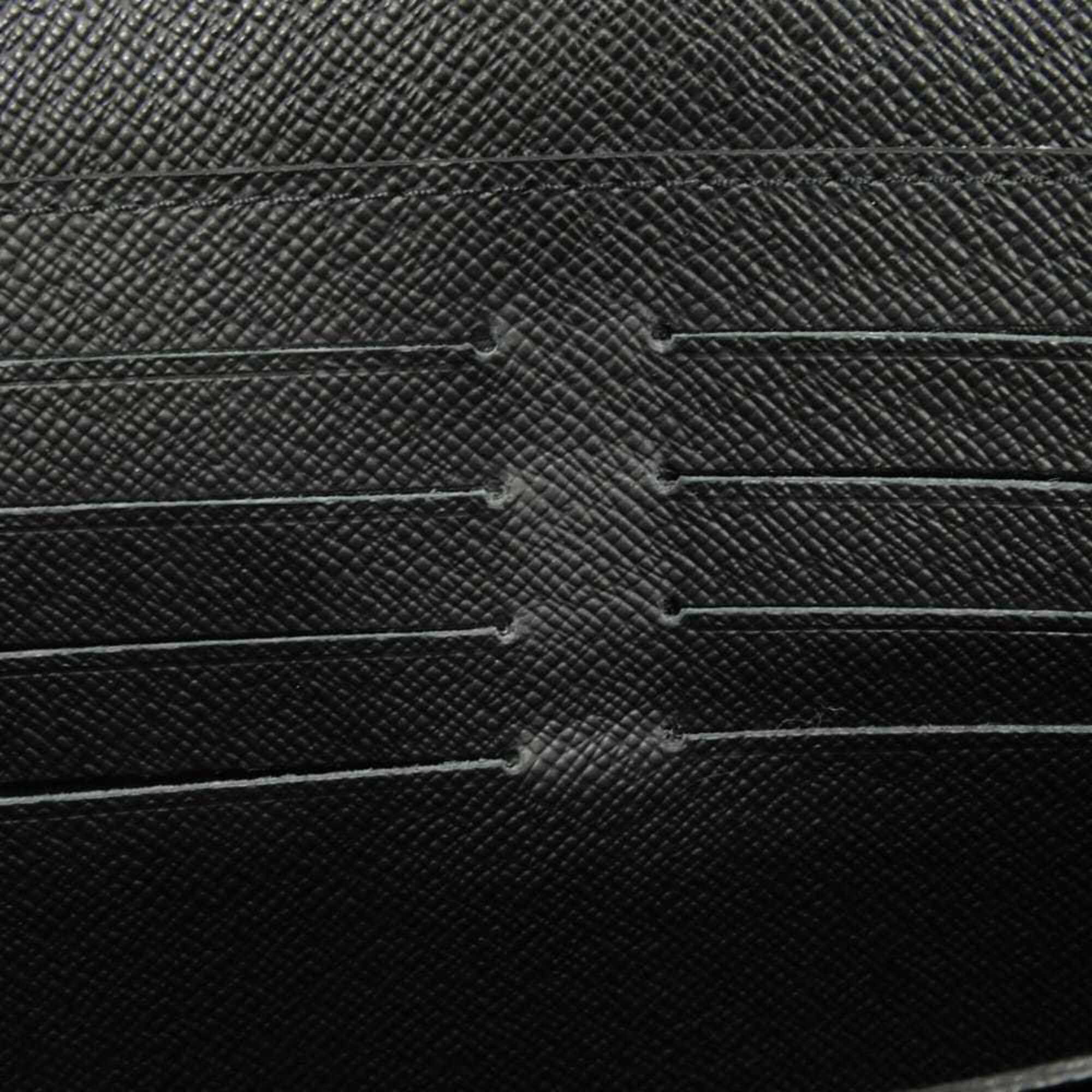 Louis Vuitton Black Monogram Eclipse Noir Monogram Eclipse Long Wallet (Bi-Fold) (Pre-Owned)