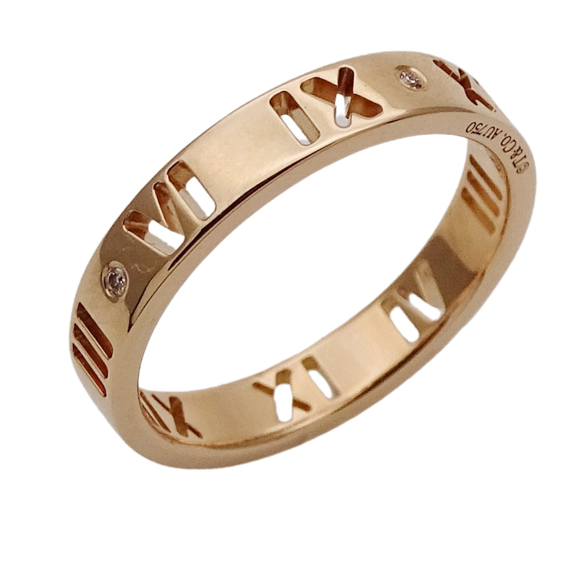 Tiffany Pink Gold Pink Gold (18K) Band Ring (Pre-Owned)