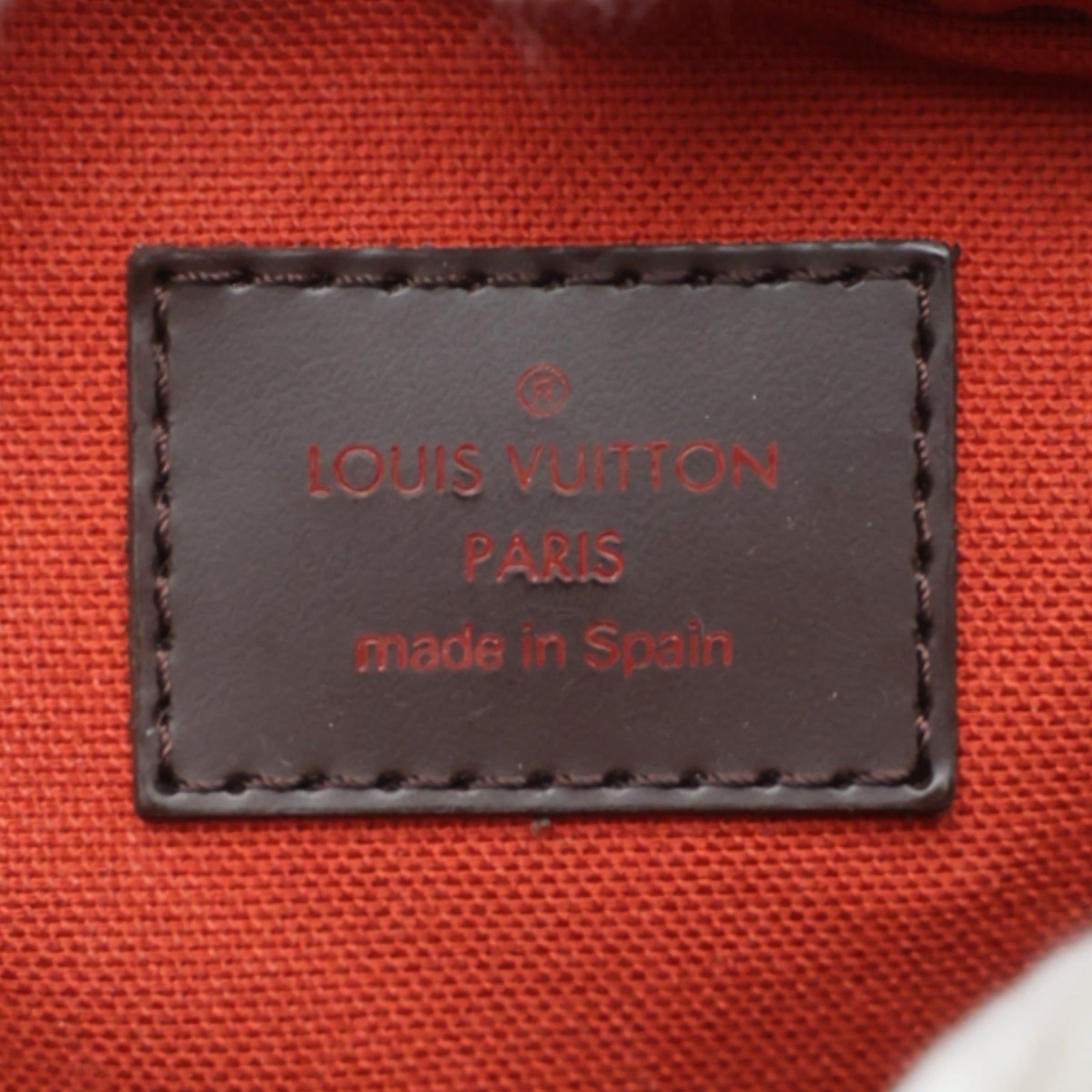 Louis Vuitton Brown Damier Canvas Ebene Damier Canvas Pouch Sling Bag (Pre-Owned)