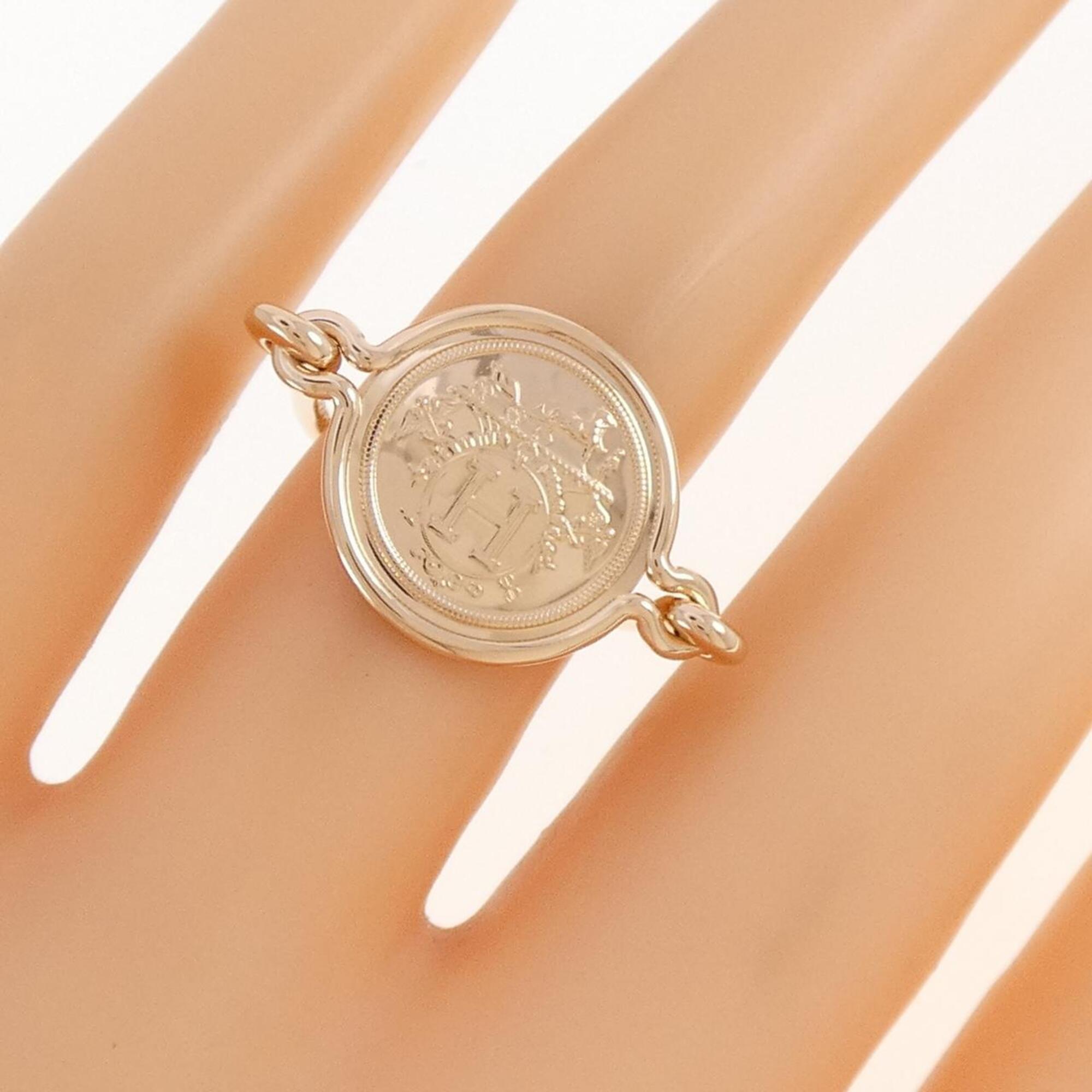Hermes Pink Gold (18K) Band Ring (Pre-Owned)