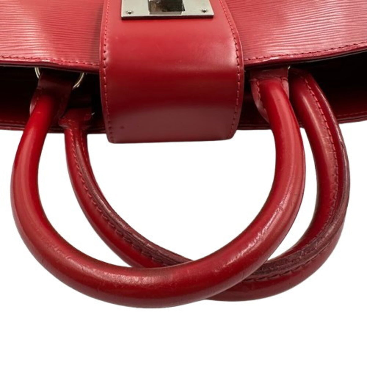 Louis Vuitton Epi Carmine Red Color Epi Leather Handbag (Pre-Owned)