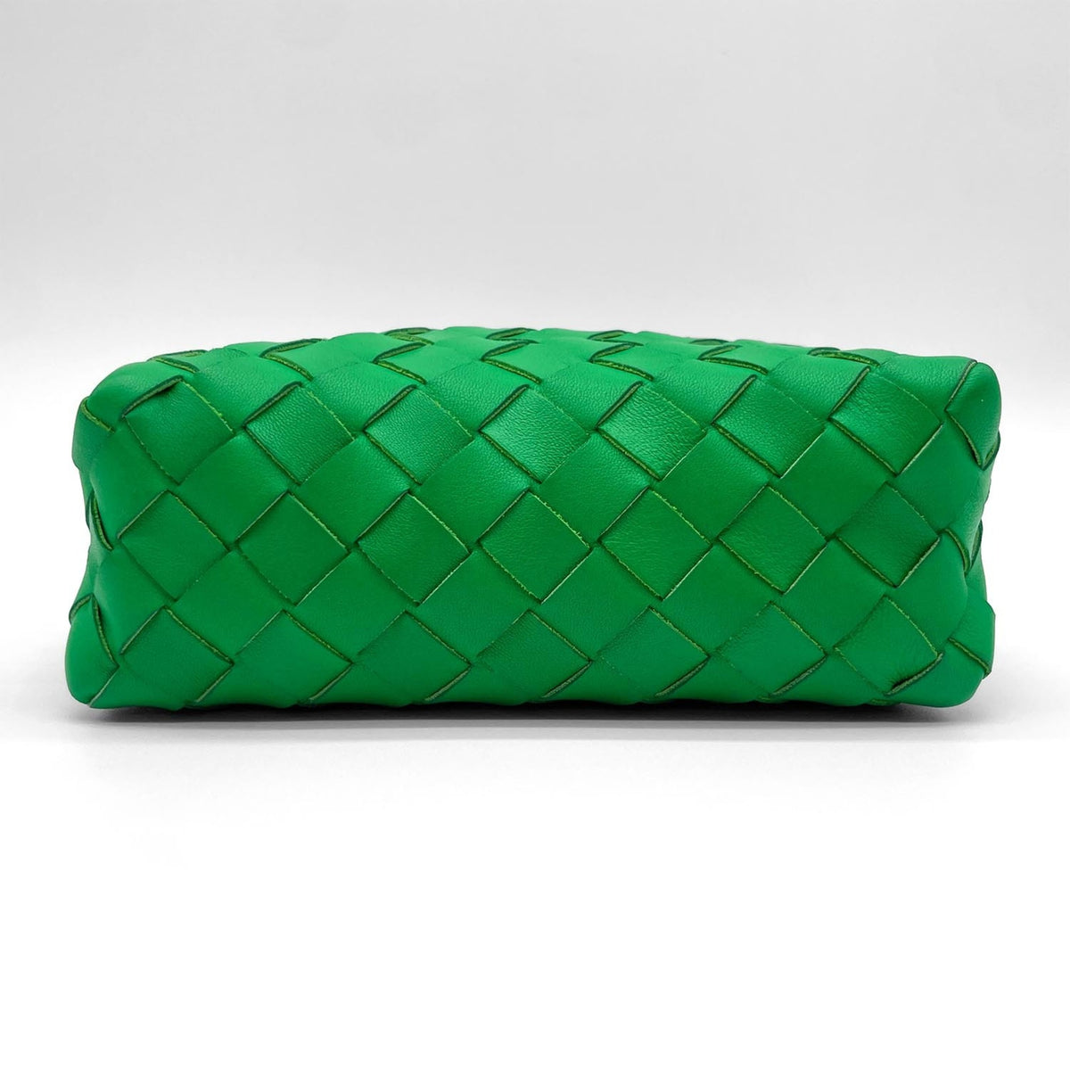 Bottega Veneta Green Leather Shoulder Bag (Pre-Owned)