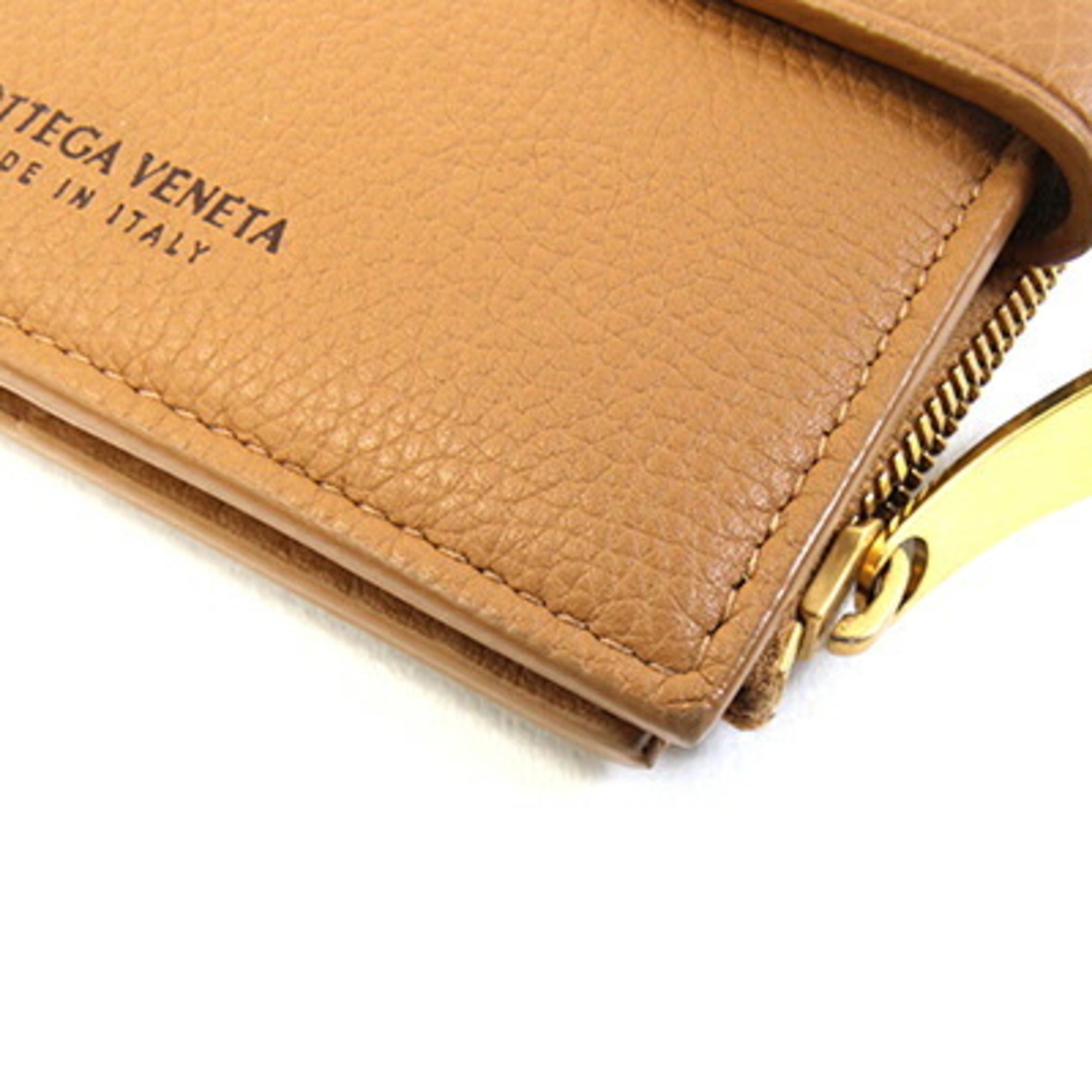 Bottega Veneta Brown Leather Wallet (Bi-Fold) (Pre-Owned)