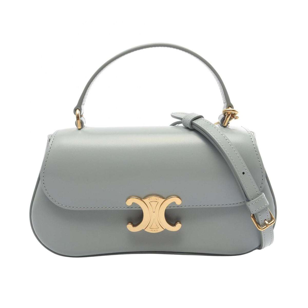 Celine Blue Leather Handbag (Pre-Owned)