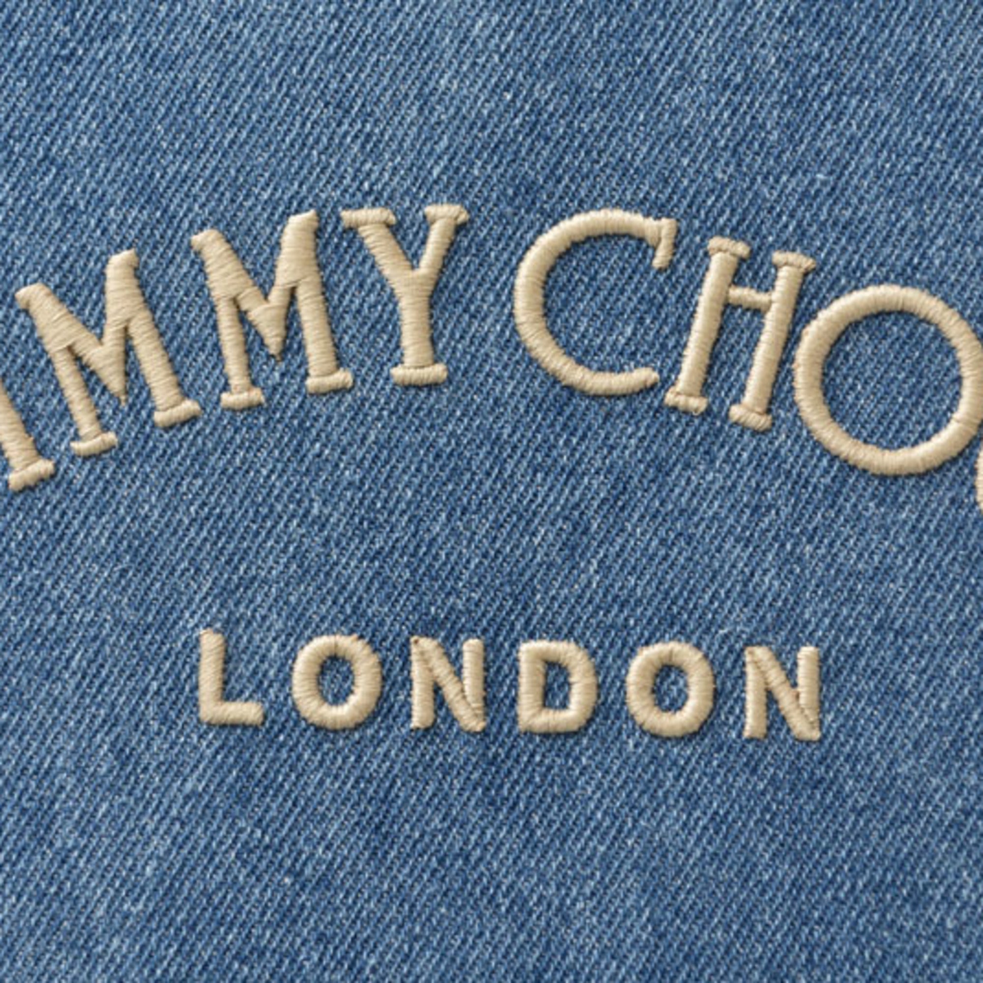 Jimmy Choo Denim Handbag Shoulder Bag (Pre-Owned)