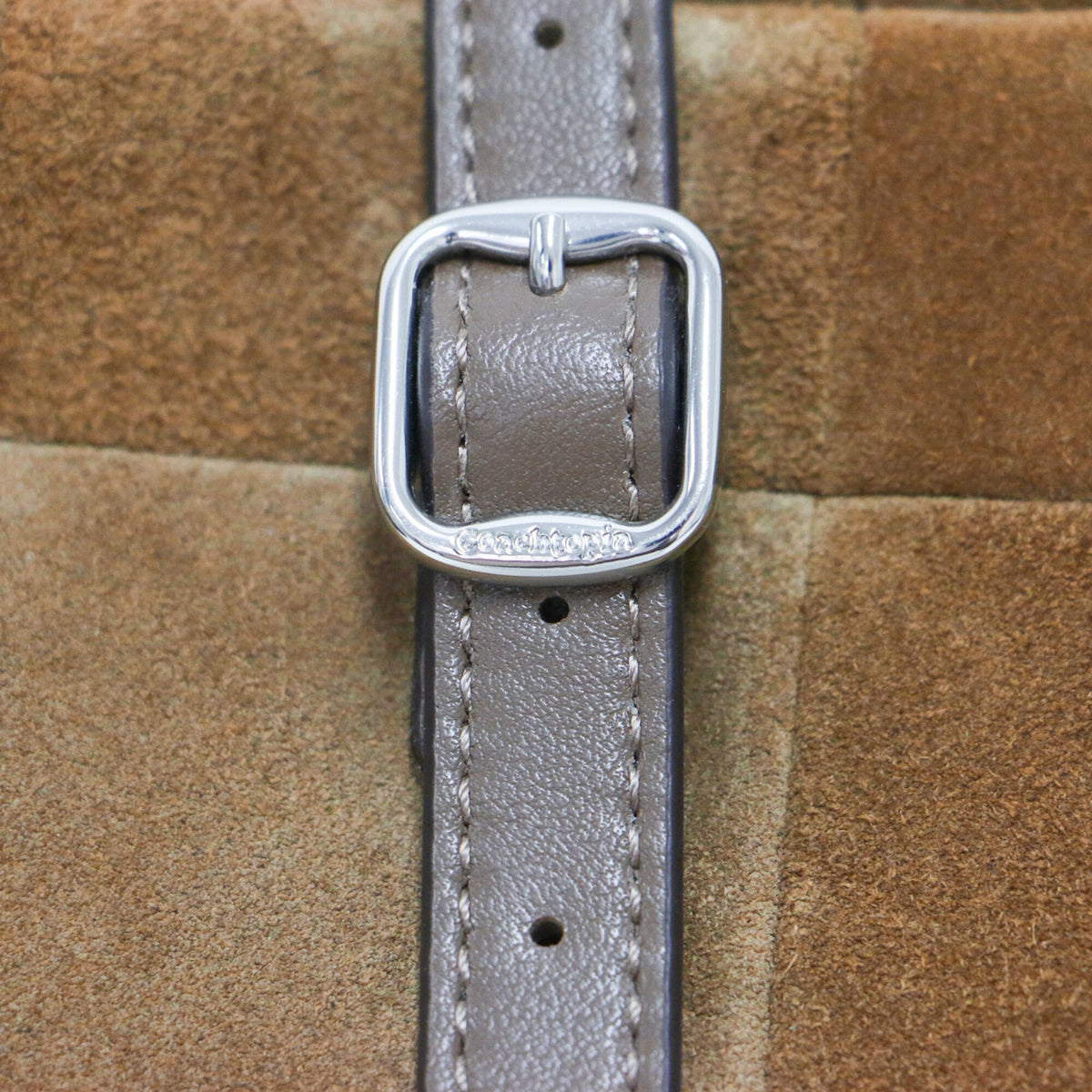 Coach Brown Leather Boston Bag (Pre-Owned)