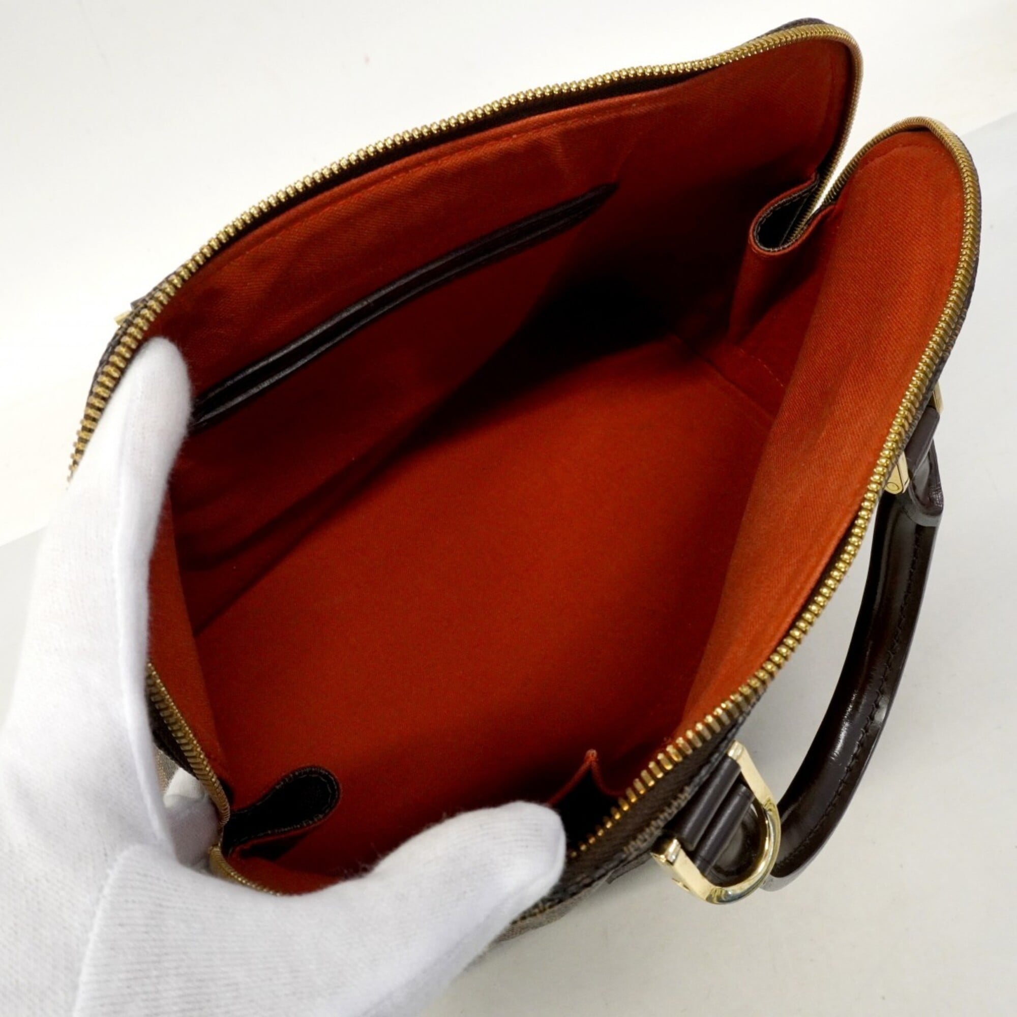 Louis Vuitton Ebene Handbag (Pre-Owned)