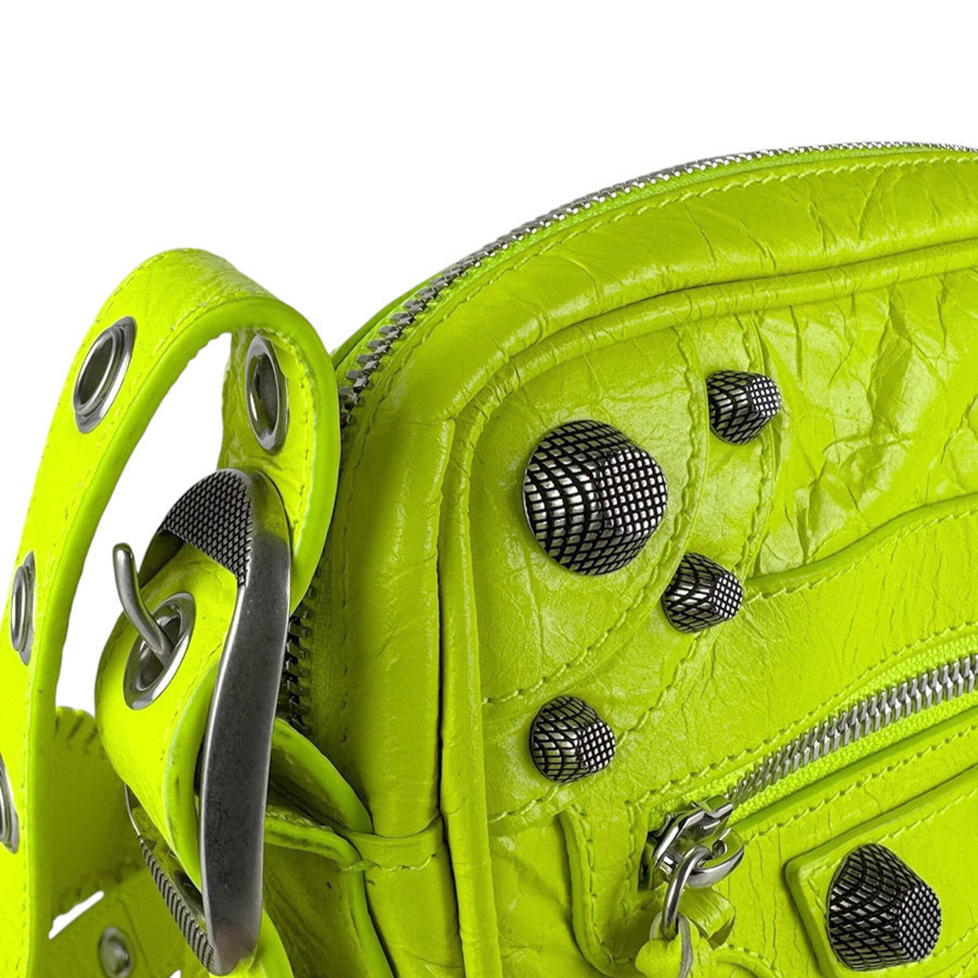 Balenciaga Yellow Leather Shoulder Bag (Pre-Owned)