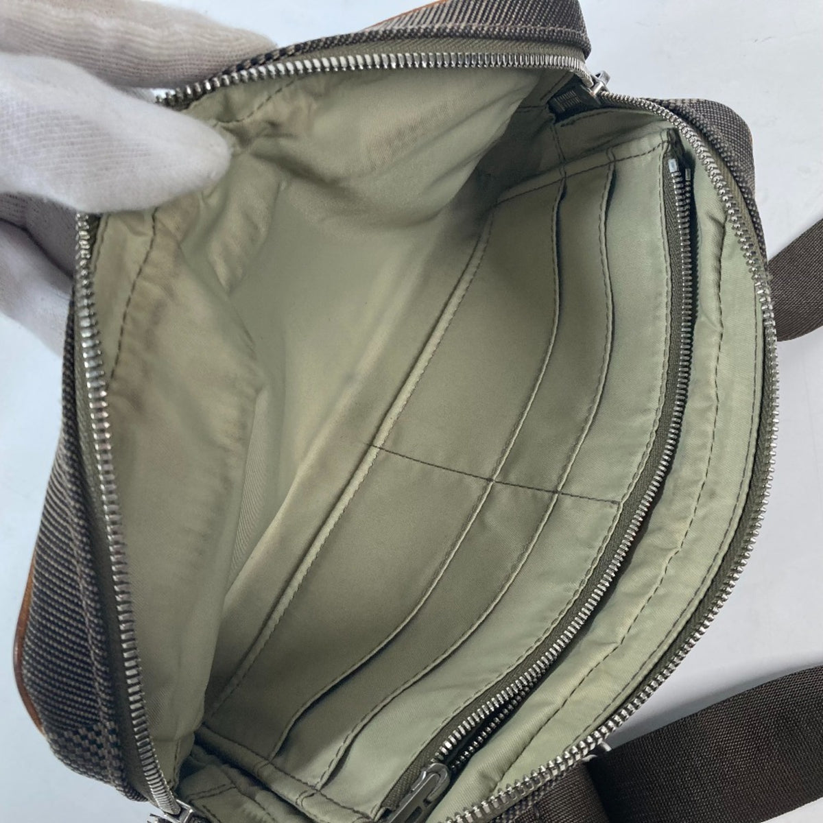 Louis Vuitton Earth Khaki Damier Geant Shoulder Bag Sling Bag (Pre-Owned)