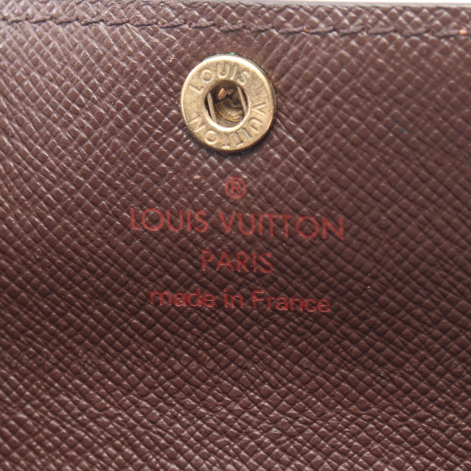 Louis Vuitton Brown Ebene Coated Canvas Coin Purse/Coin Case (Pre-Owned)