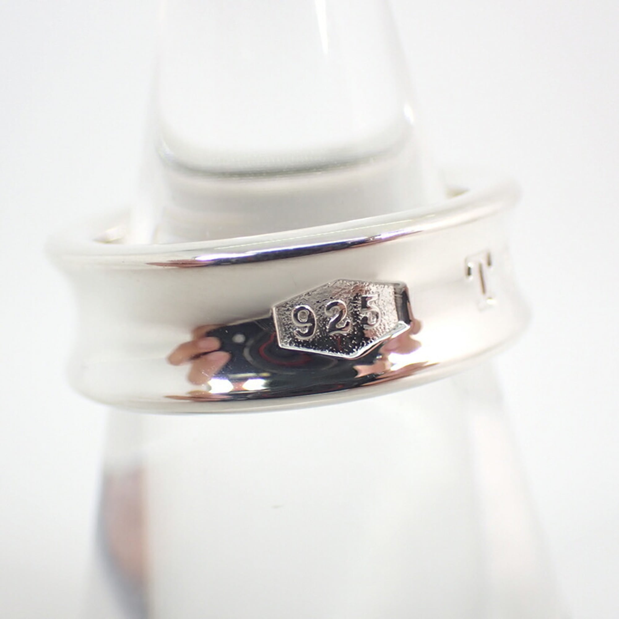 Tiffany Silver Sterling Silver 925 Band Ring (Pre-Owned)