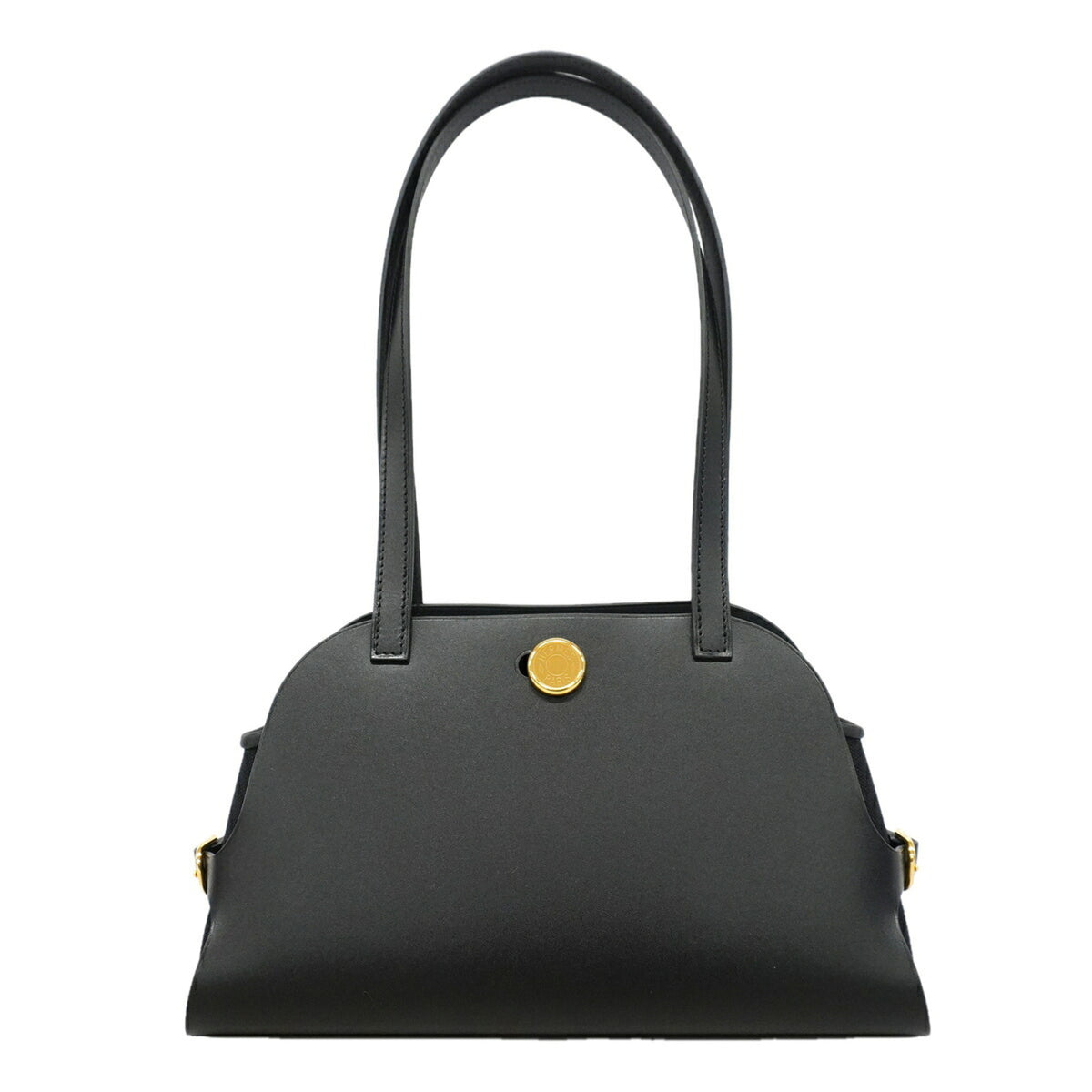 Hermes Black Swift Leather Shoulder Bag (Pre-Owned)