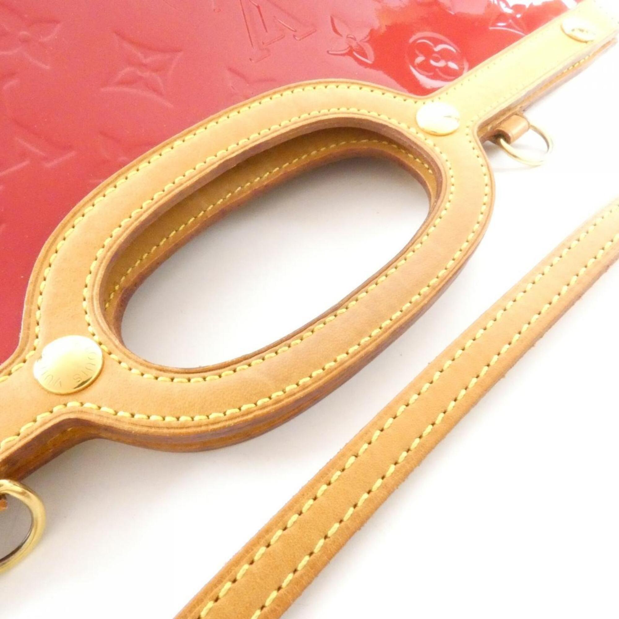 Louis Vuitton Pomme D'amour Red Color Leather Handbag (Pre-Owned)