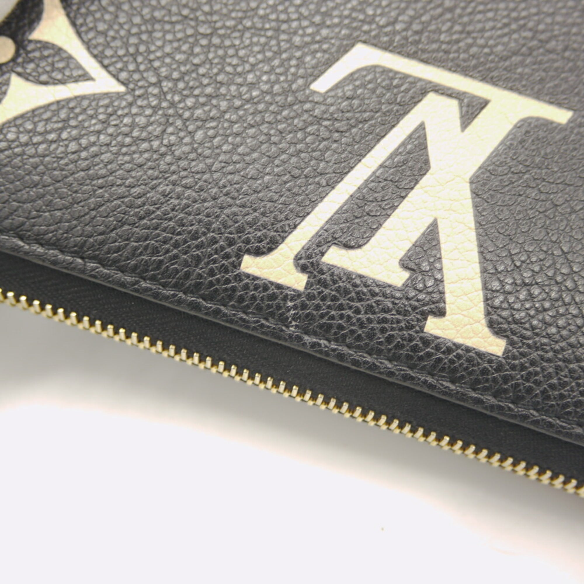 Louis Vuitton Monogram Empreinte Beige Black Monogram Empreinte Long Wallet (Bi-Fold) (Pre-Owned)