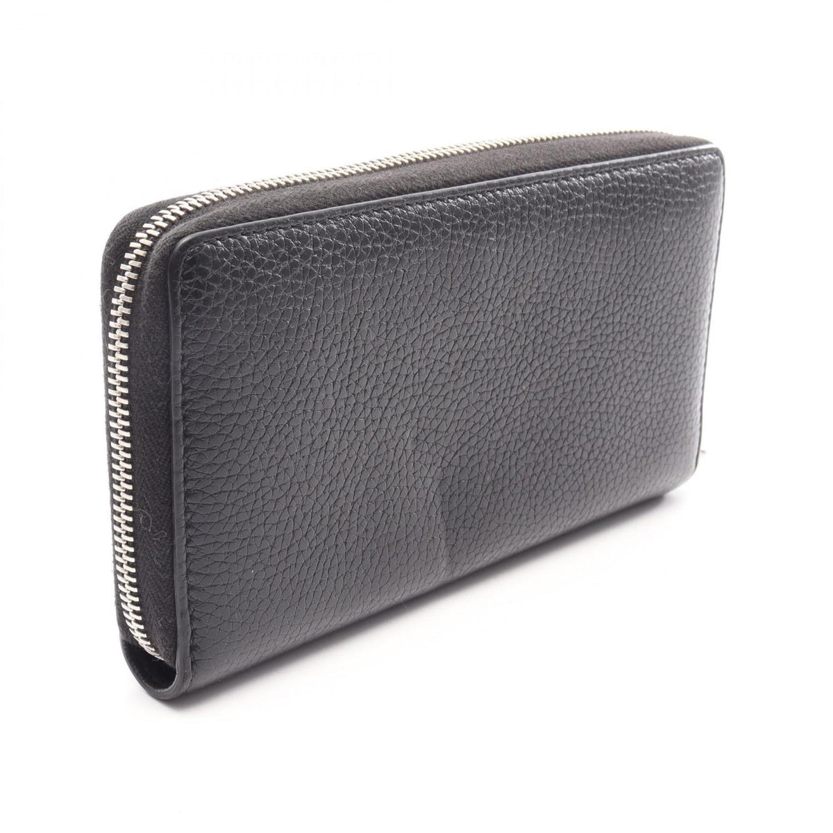 Gucci Black Leather Long Wallet (Bi-Fold) (Pre-Owned)