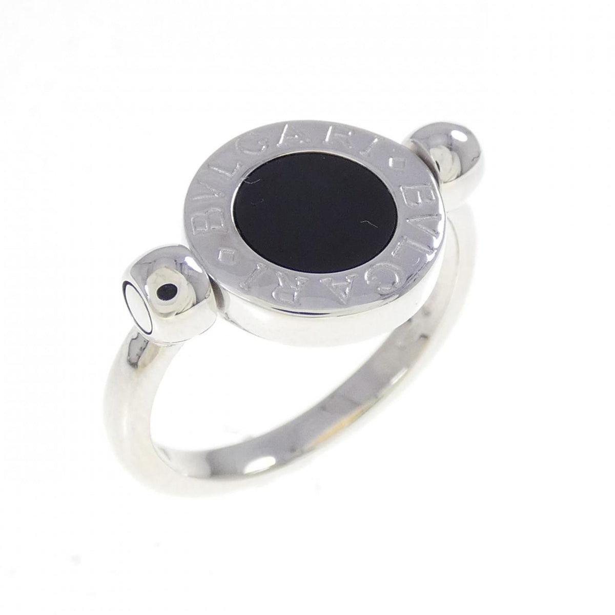 Bvlgari Bvlgari Bvlgari Yellow Gold (18K) White Gold (18K) Band Ring (Pre-Owned)