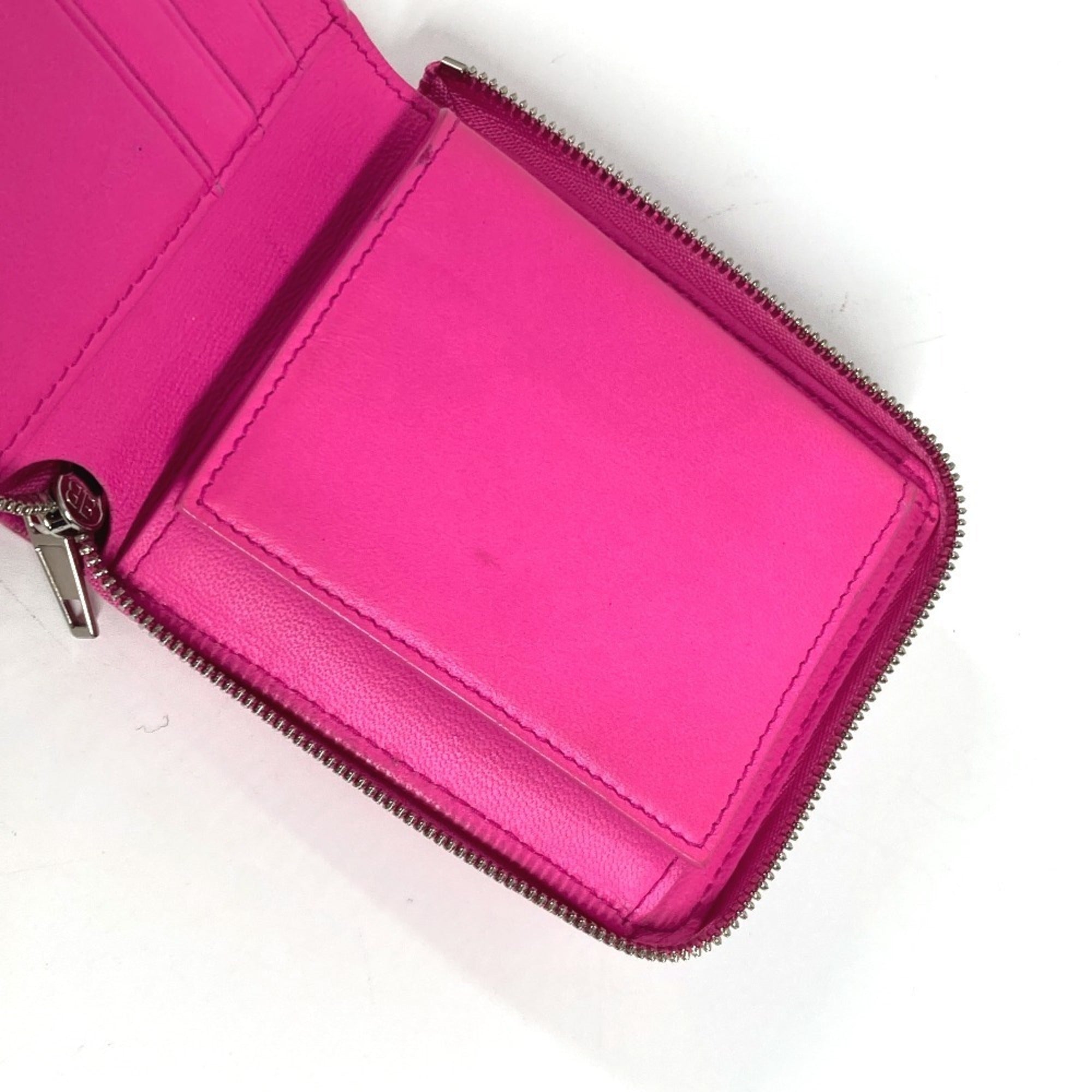 Balenciaga Pink Leather Wallet (Bi-Fold) (Pre-Owned)