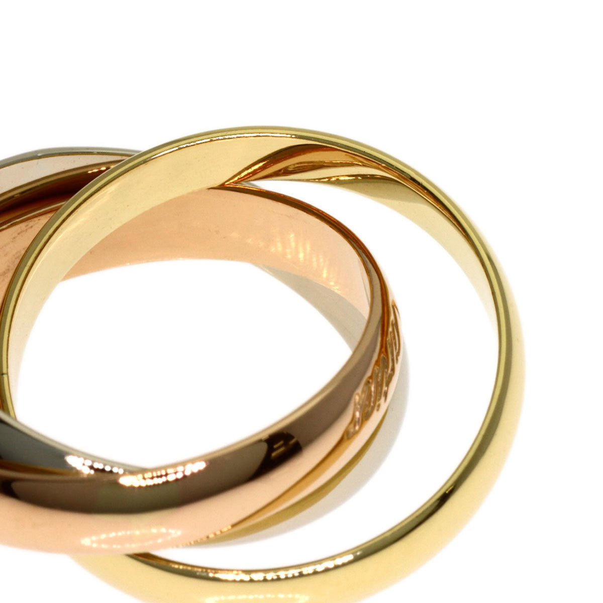 Cartier Trinity Yellow Gold (18K) Pink Gold (18K) White Gold (18K) Band Ring (Pre-Owned)