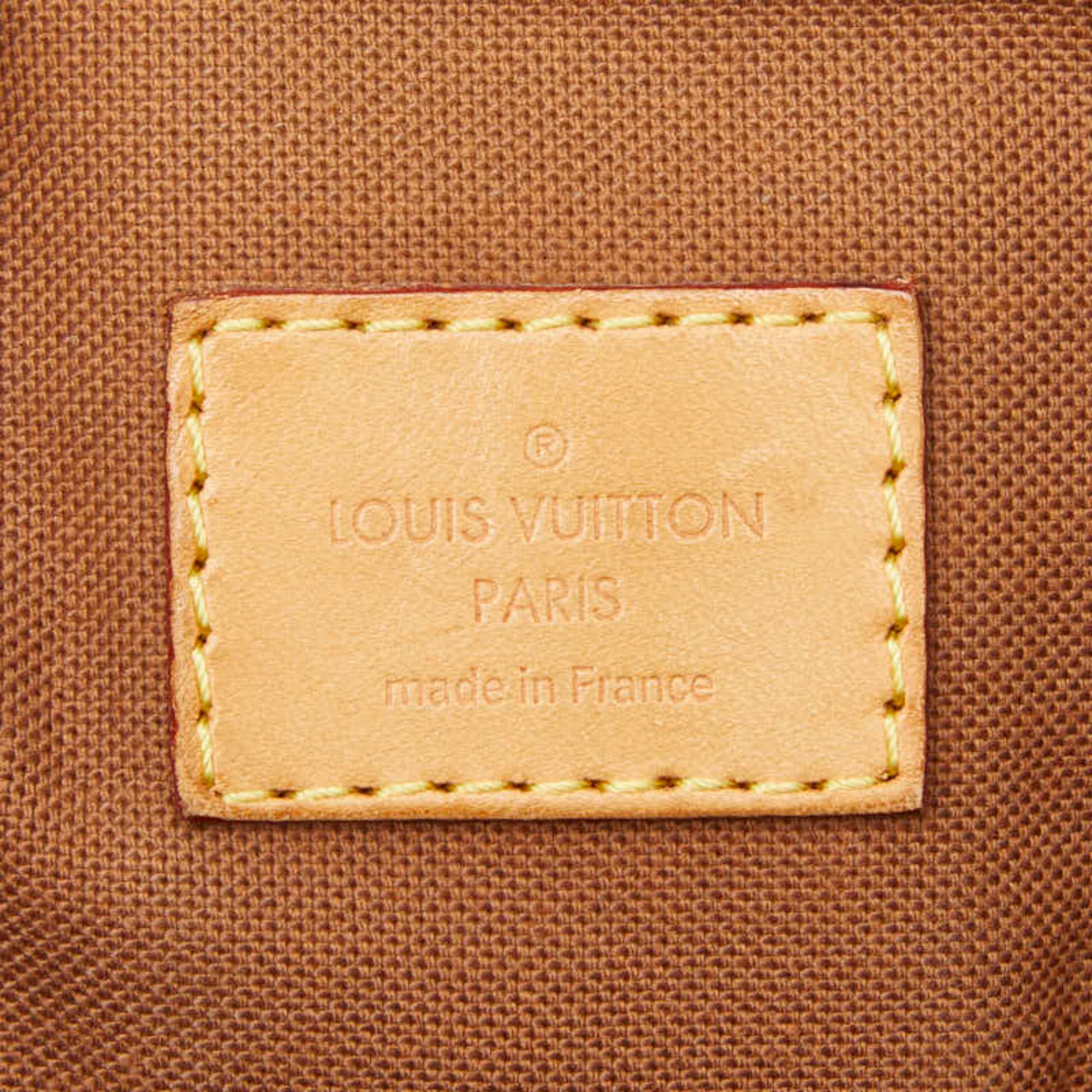 Louis Vuitton Brown Pvc Leather Handbag Shoulder Bag (Pre-Owned)