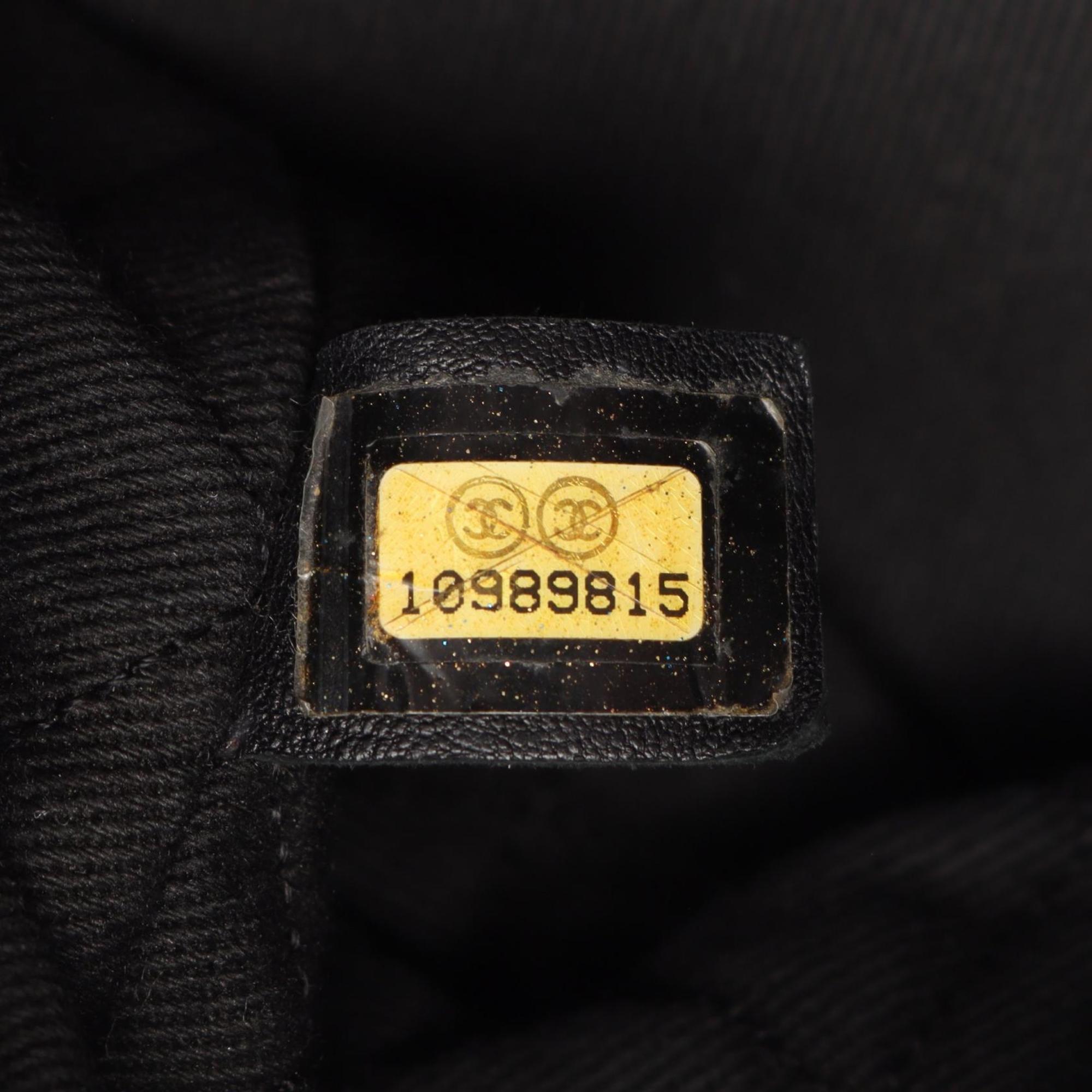 Chanel Black Leather Tote Bag (Pre-Owned)