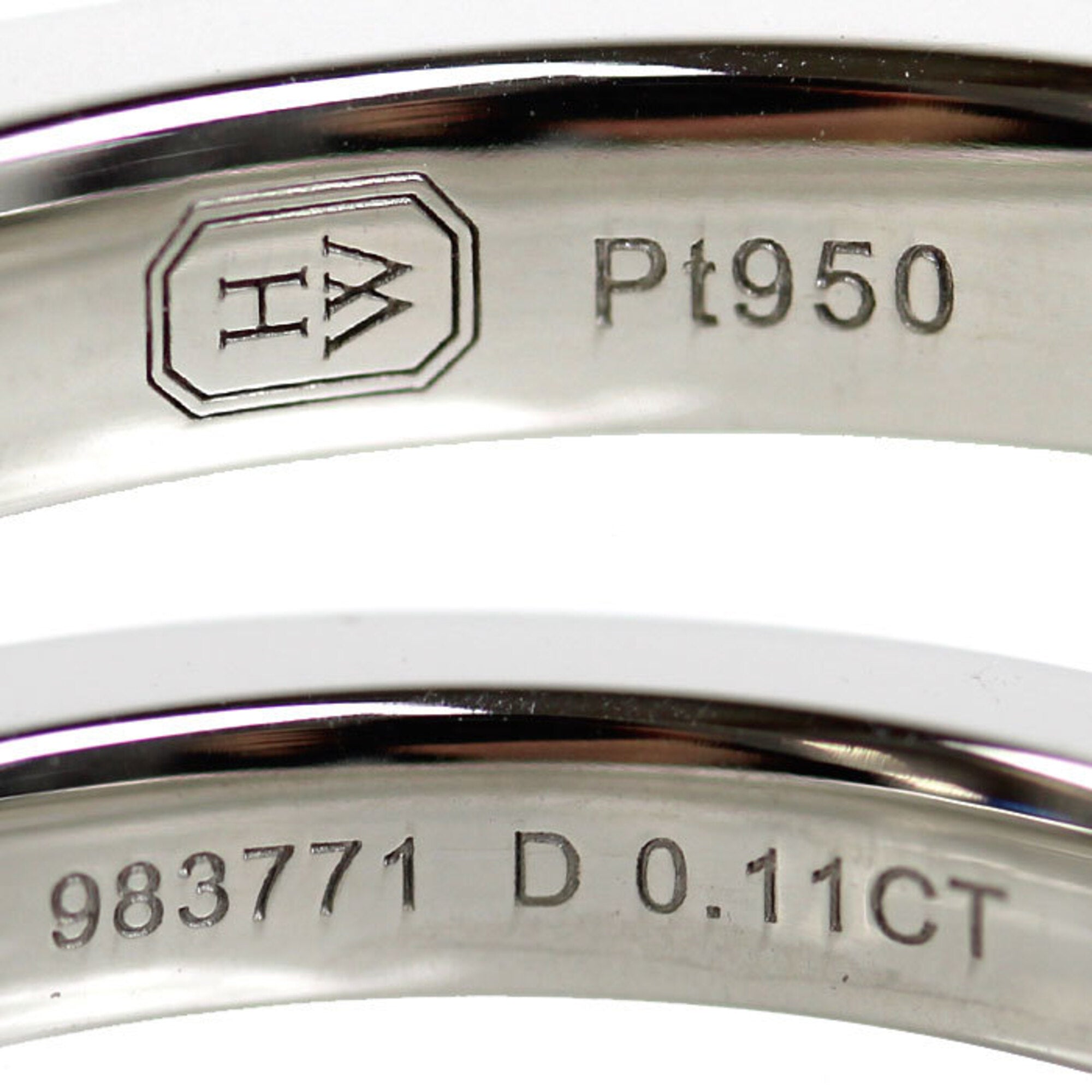 Harry Winston Platinum 950 Band Ring (Pre-Owned)