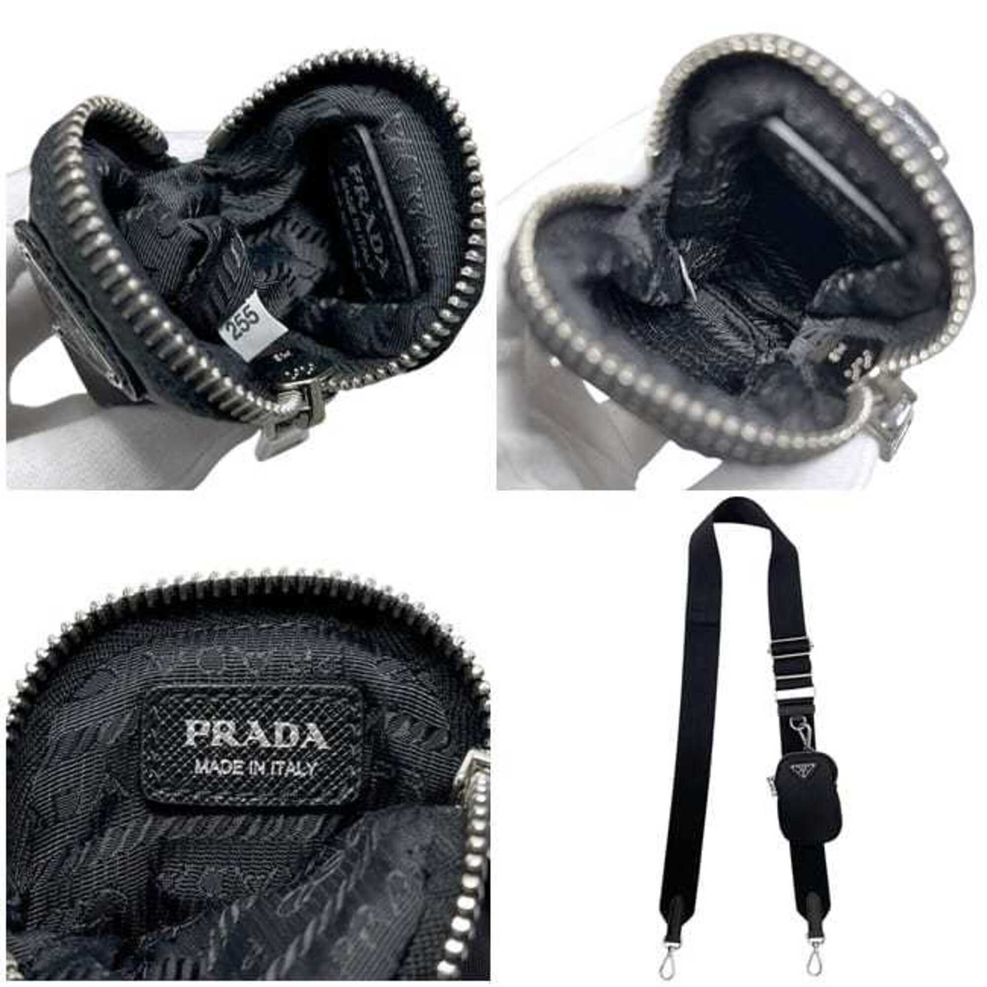 Prada Black Nero Nylon Shoulder Bag (Pre-Owned)
