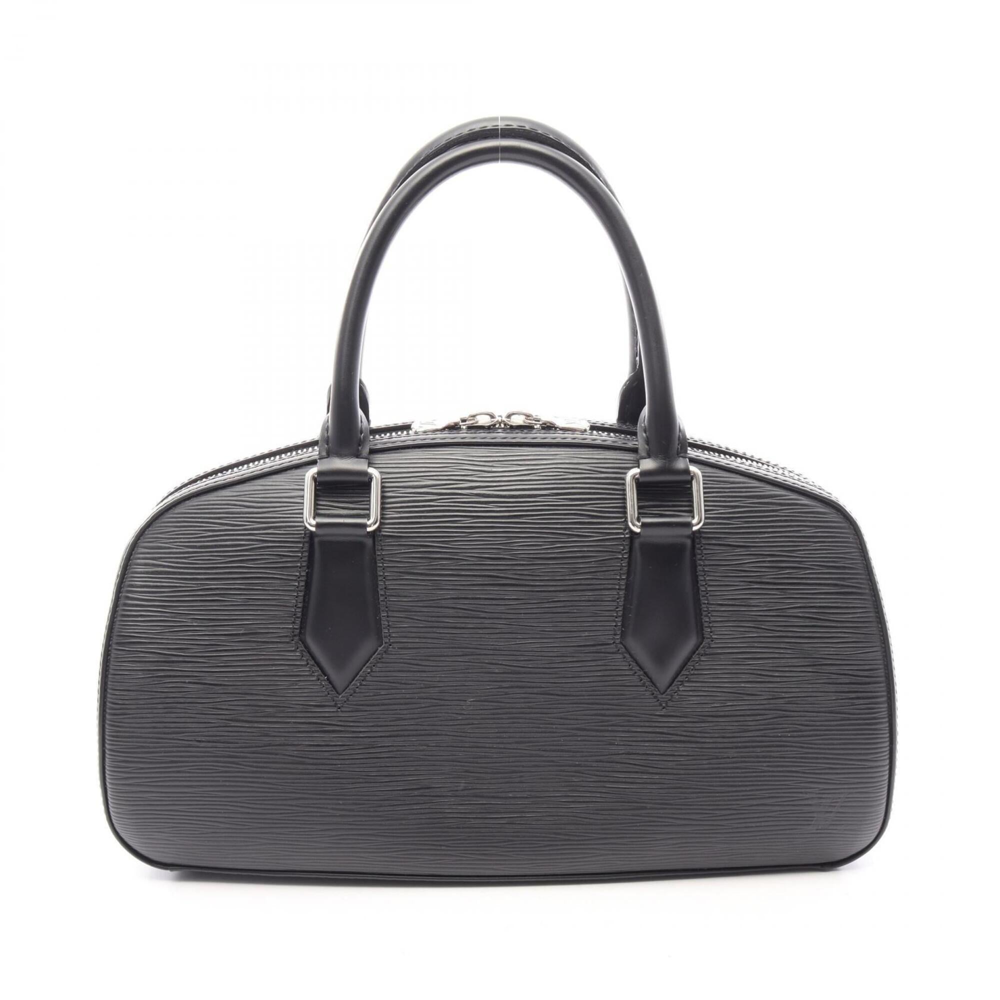 Louis Vuitton Black Leather Handbag (Pre-Owned)