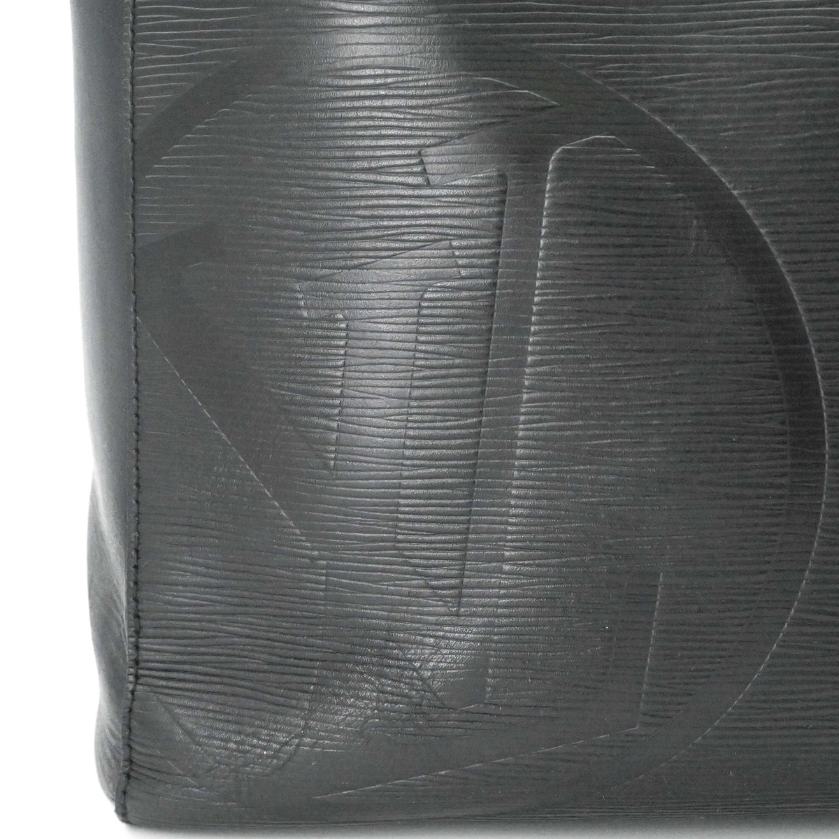 Louis Vuitton Epi Black Epi Leather Handbag Tote Bag (Pre-Owned)