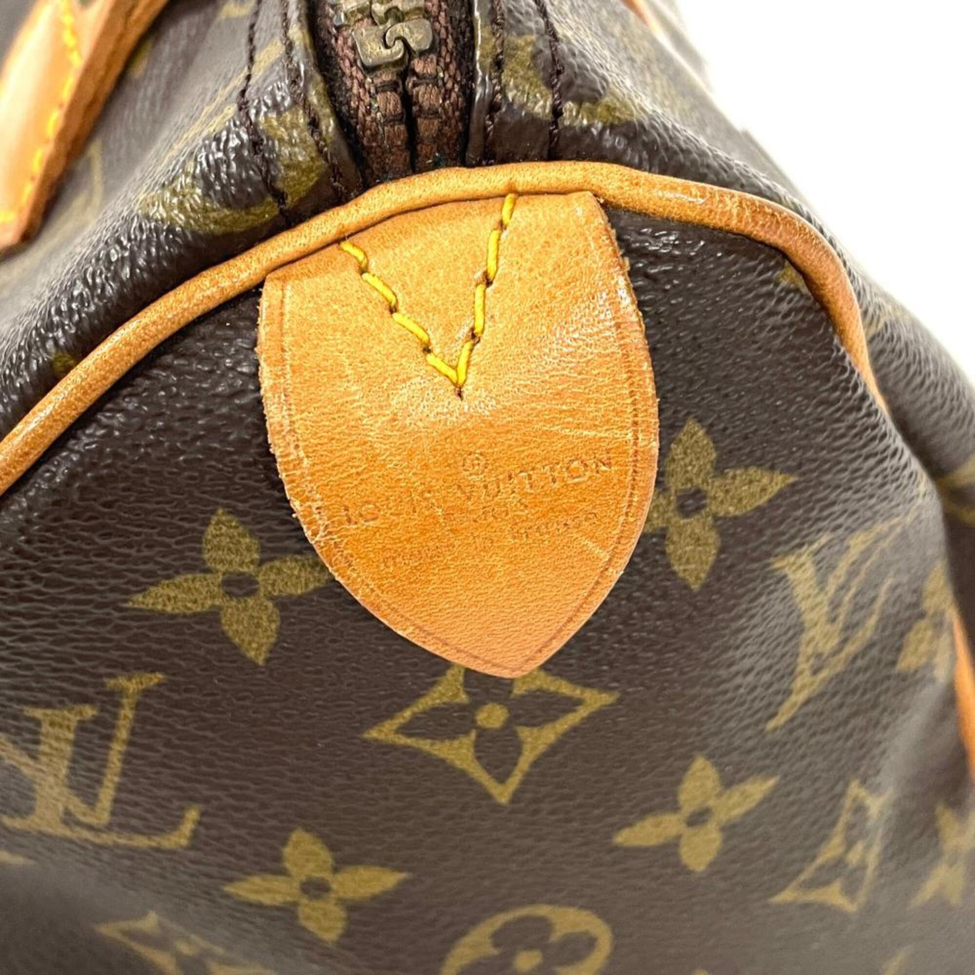 Louis Vuitton Brown Monogram Canvas Boston Bag (Pre-Owned)