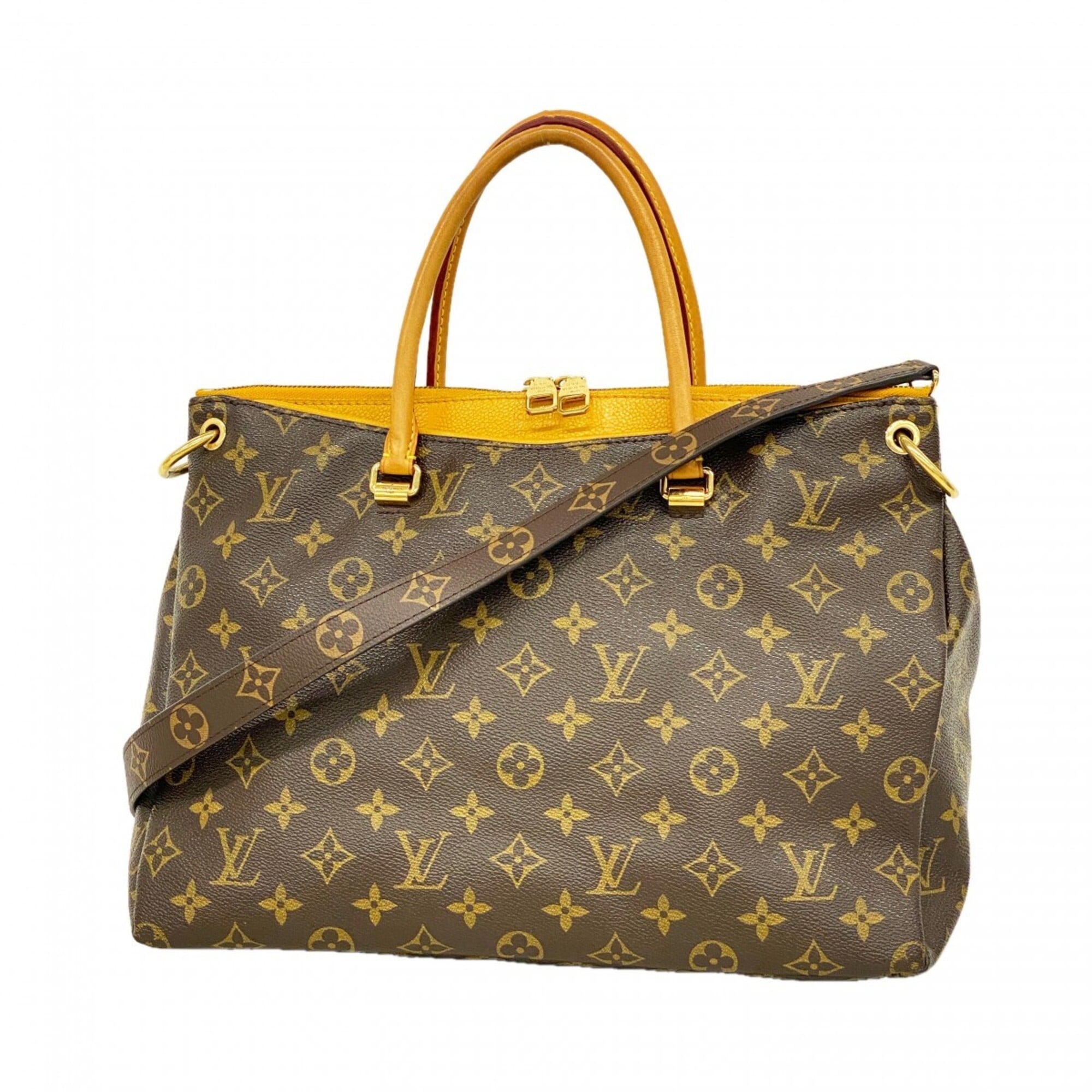 Louis Vuitton Ivory Saffron Handbag (Pre-Owned)