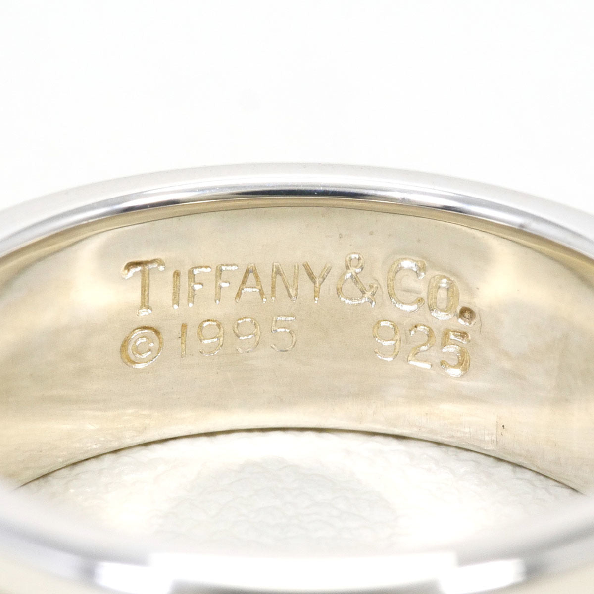Tiffany Silver 925 Band Ring (Pre-Owned)