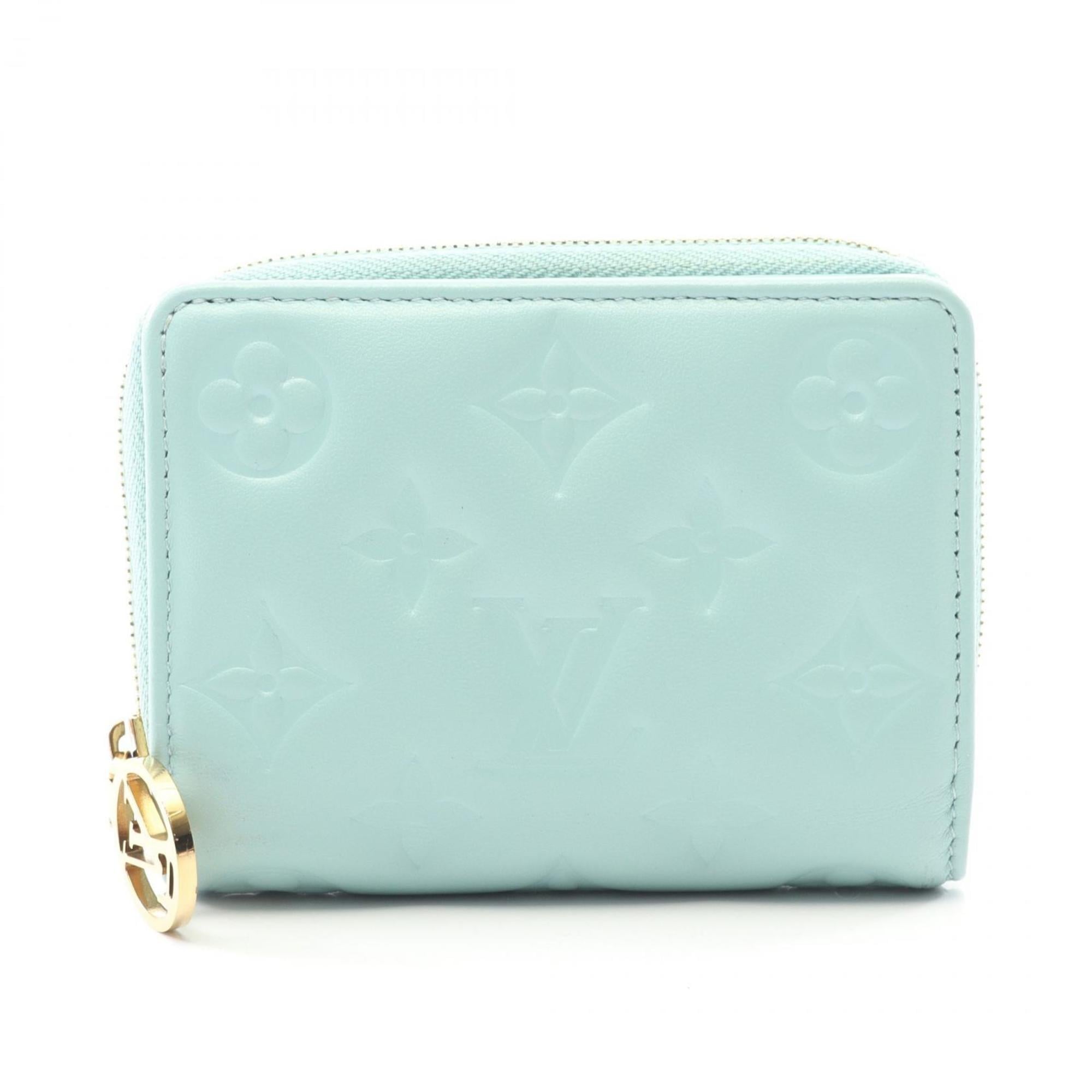 Louis Vuitton Blue Leather Wallet (Bi-Fold) (Pre-Owned)