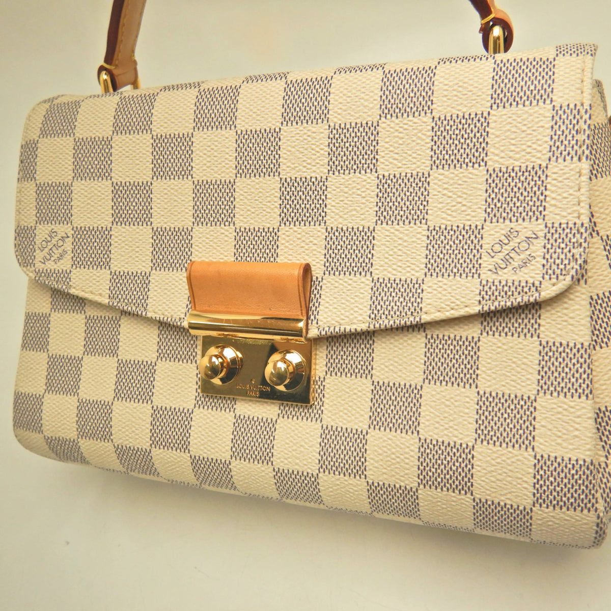 Louis Vuitton Azur Damier Azur Damier Canvas Damier Azur Damier Canvas Handbag (Pre-Owned)