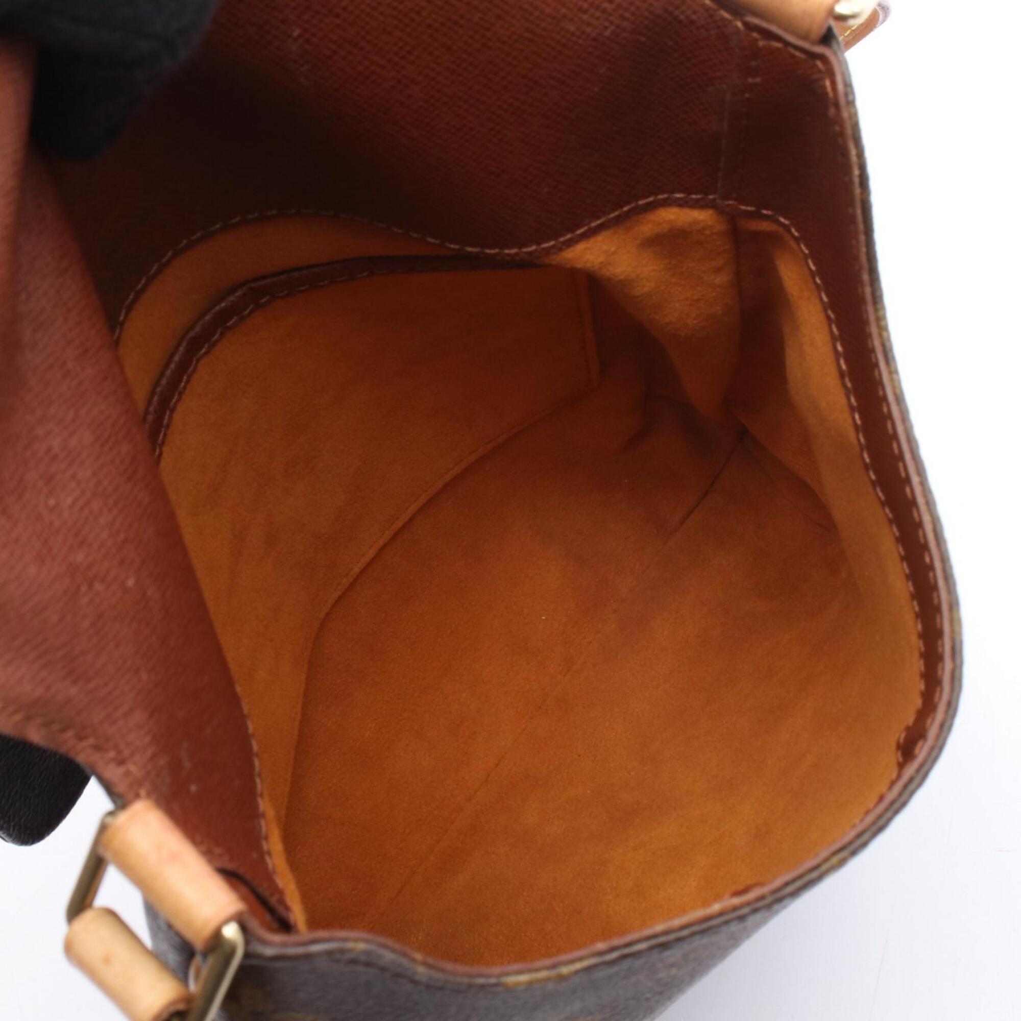Louis Vuitton Brown Monogram Coated Canvas Handbag Shoulder Bag (Pre-Owned)