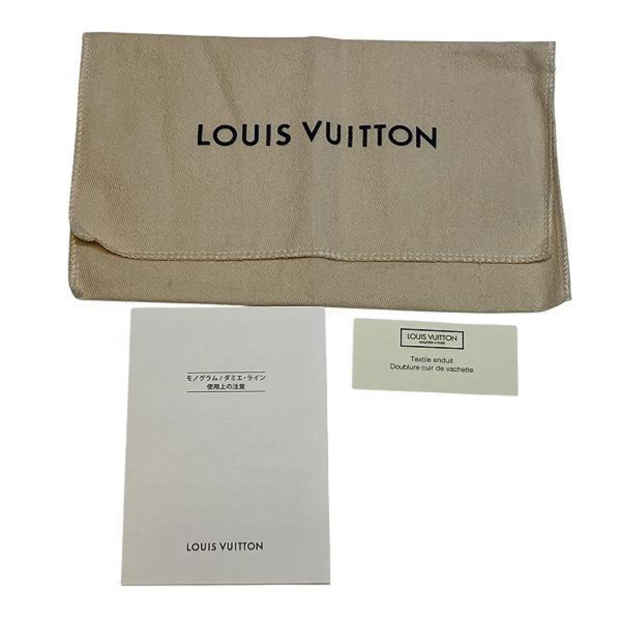 Louis Vuitton Monogram Brown Monogram Wallet (Tri-Fold) (Pre-Owned)