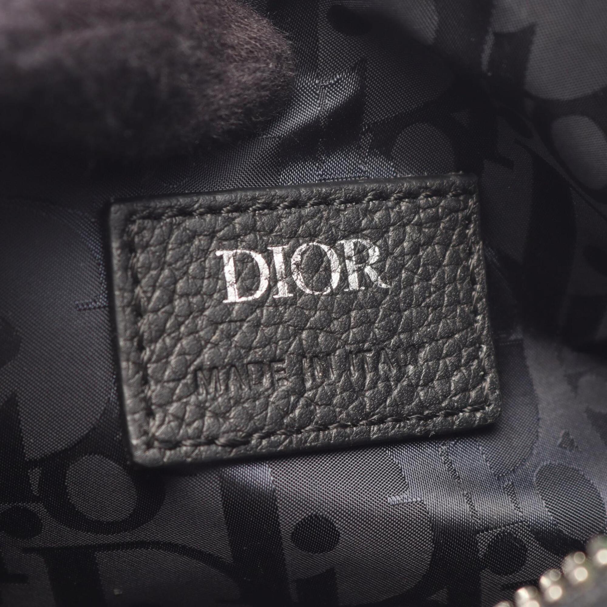Christian Dior Black Multi-Color Leather Handbag (Pre-Owned)