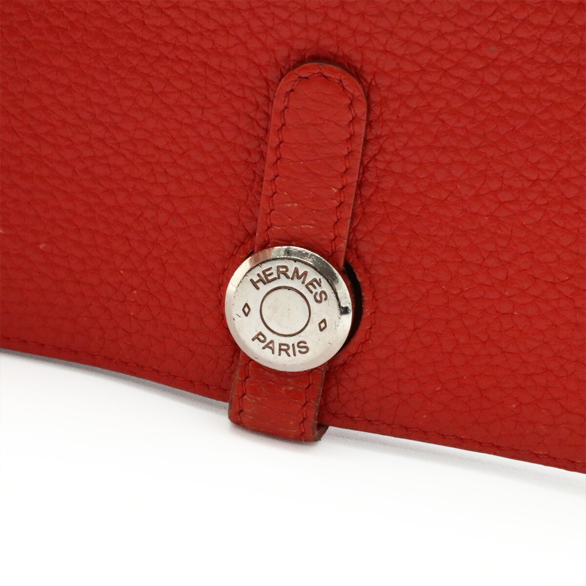 Hermes Togo Leather Long Wallet (Bi-Fold) (Pre-Owned)